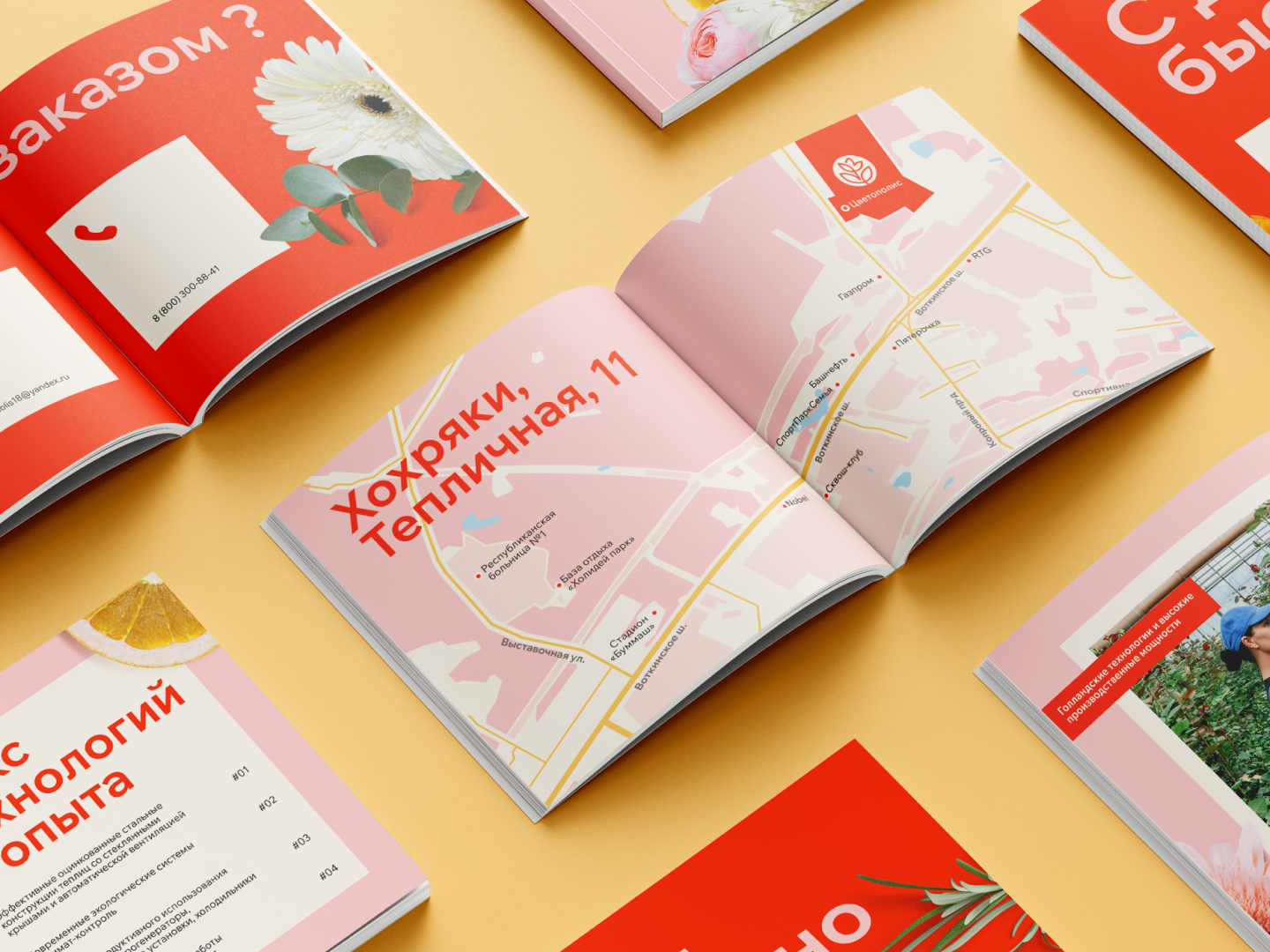 Цветочное меню для «Цветополиса» — Изображение №3 — Брендинг, Графика на Dprofile