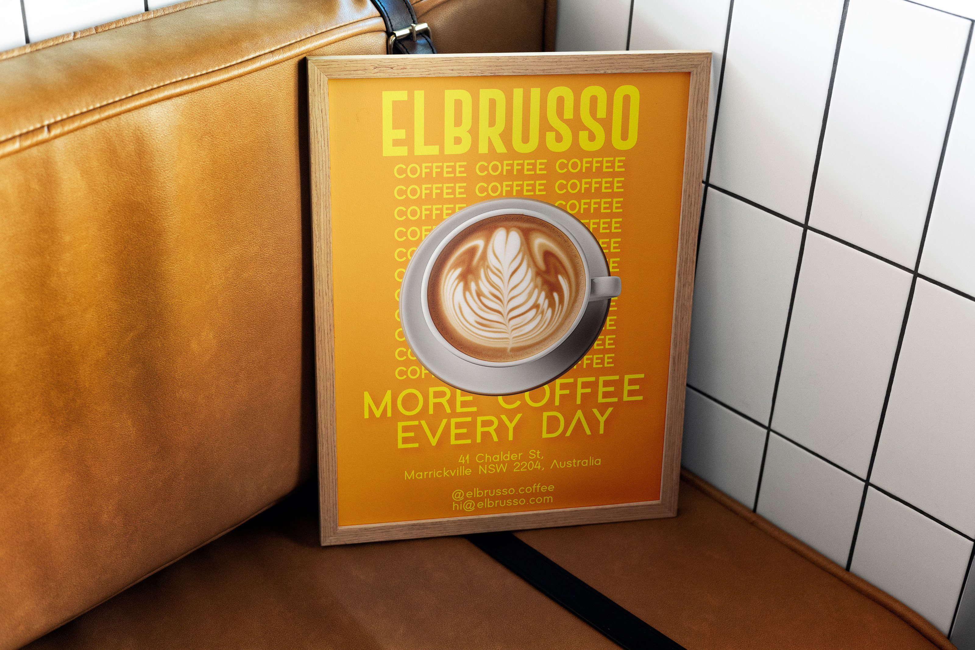 ELBRUSSO [Кофейня] — Изображение №1 — Брендинг, Графика на Dprofile