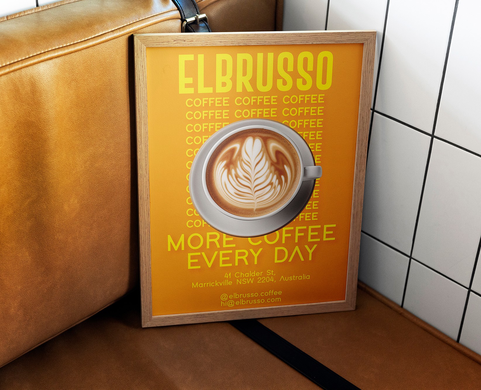 ELBRUSSO [Кофейня] — Брендинг, Графика на Dprofile
