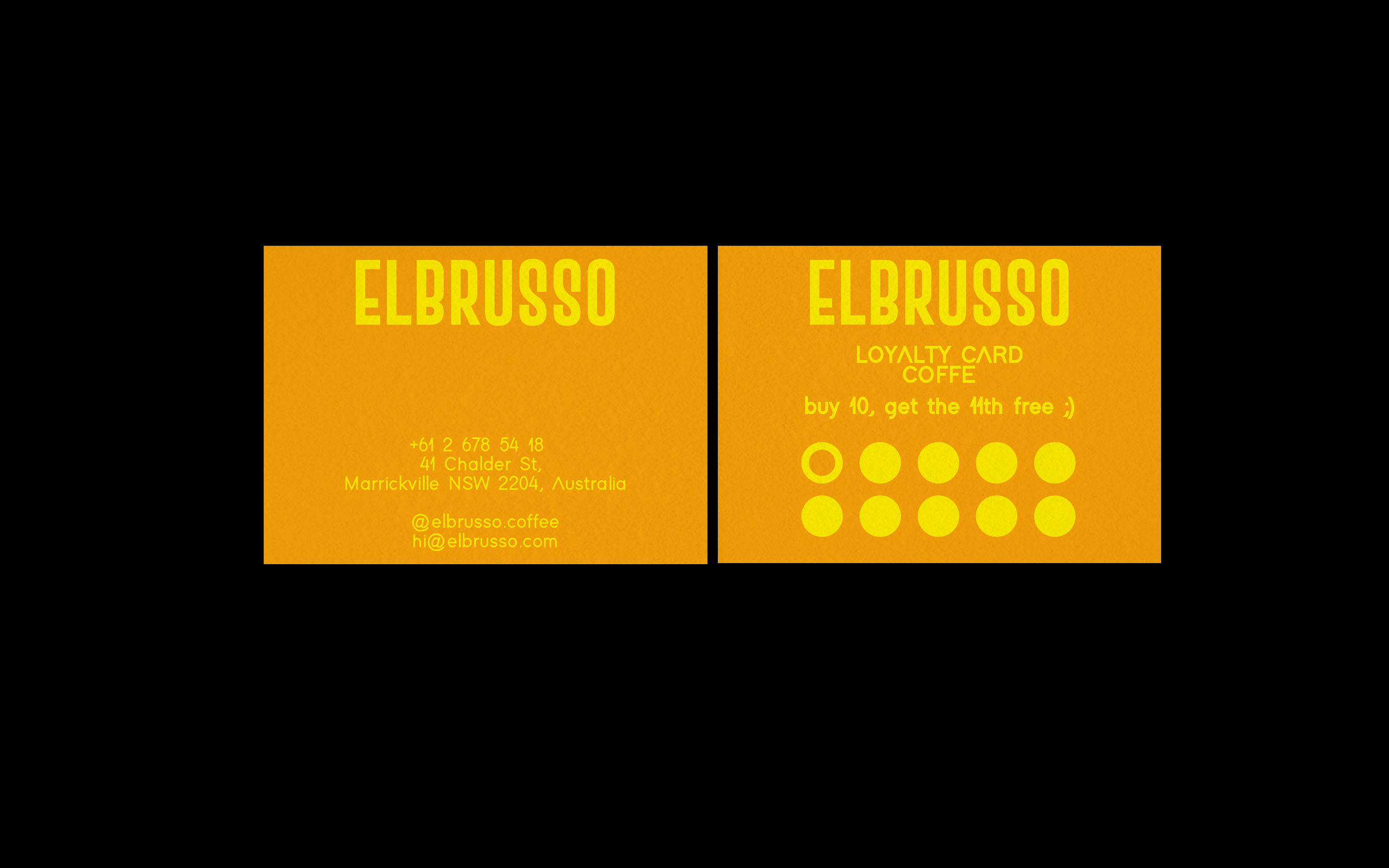 ELBRUSSO [Кофейня] — Изображение №6 — Брендинг, Графика на Dprofile
