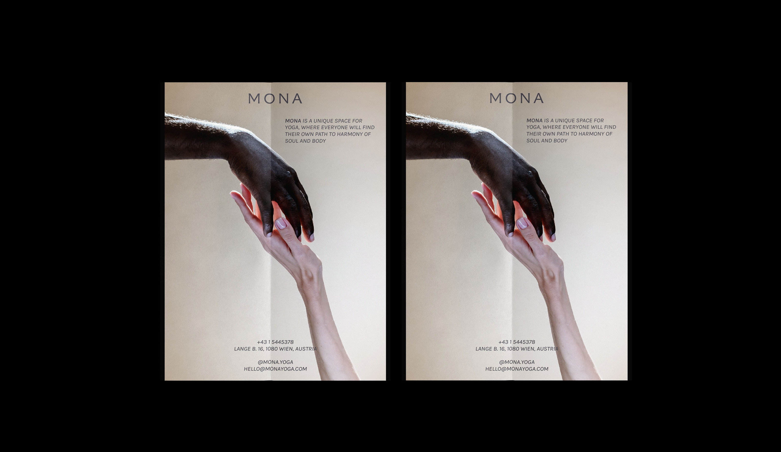 MONA [Студия йоги] — Изображение №9 — Брендинг, Графика на Dprofile