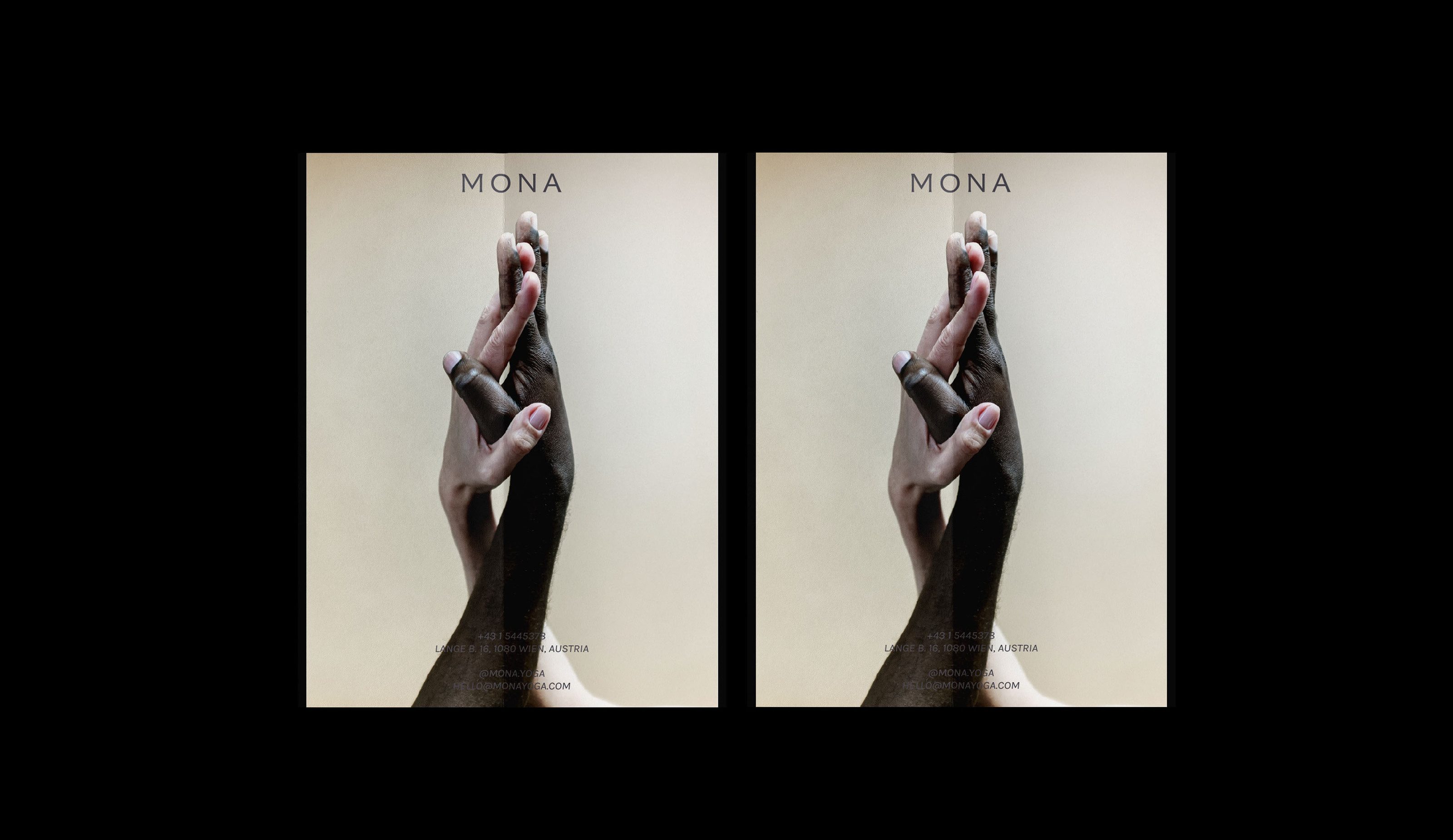 MONA [Студия йоги] — Изображение №12 — Брендинг, Графика на Dprofile