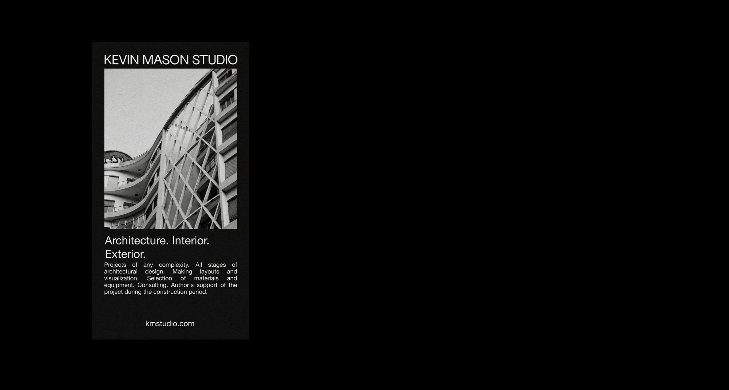 KEVIN MASON STUDIO [Архитектурной студия] — Изображение №13 — Брендинг, Графика на Dprofile