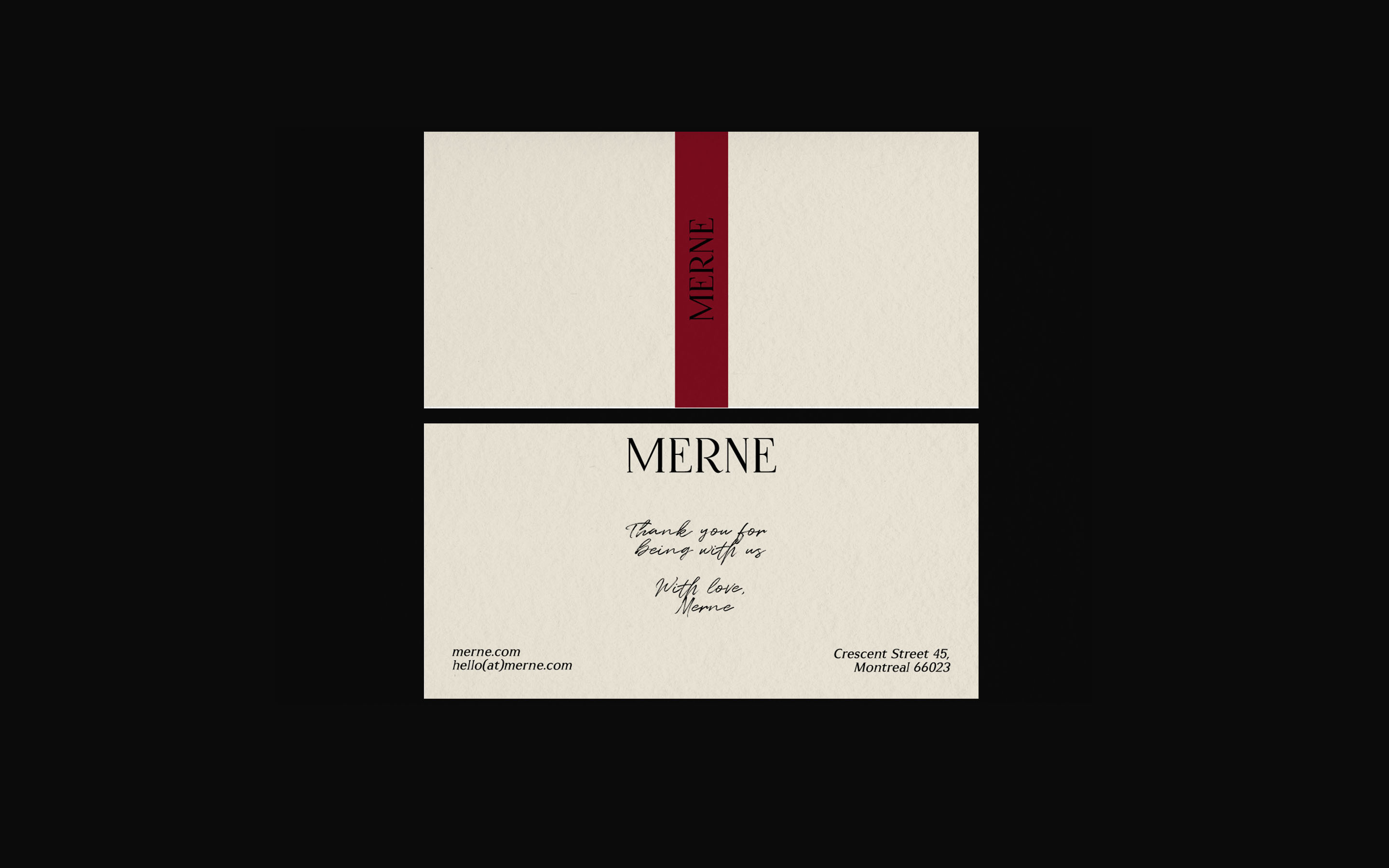 Merne [Ресторан] — Изображение №6 — Брендинг, Графика на Dprofile