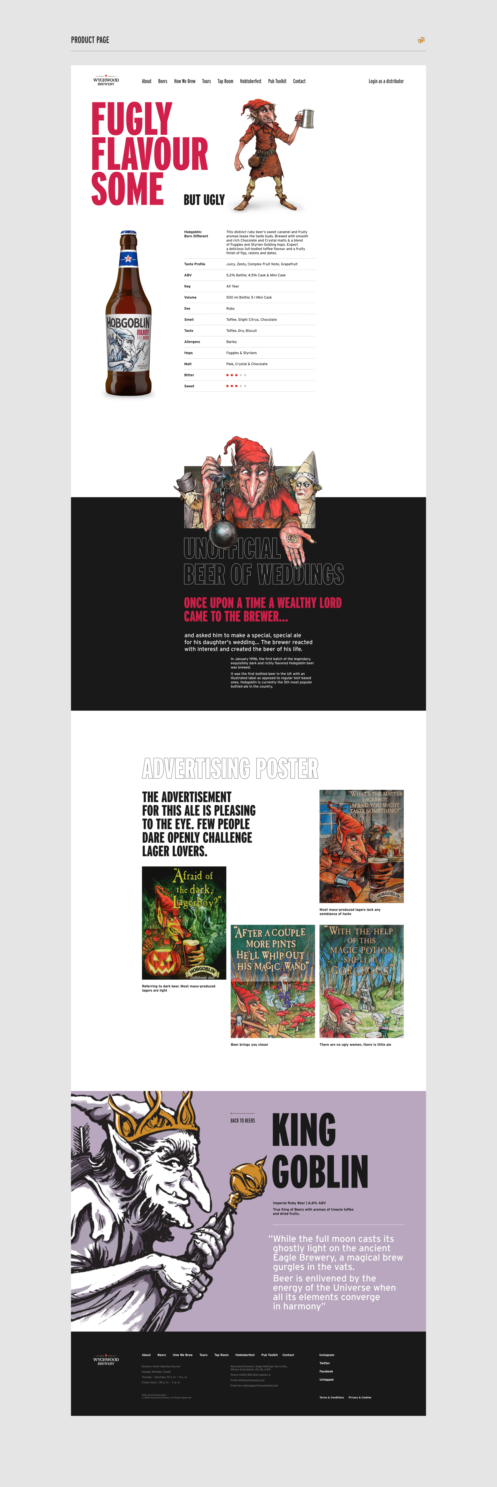Wychwood Brewery. Британская пивоварня — Изображение №17 — Интерфейсы на Dprofile