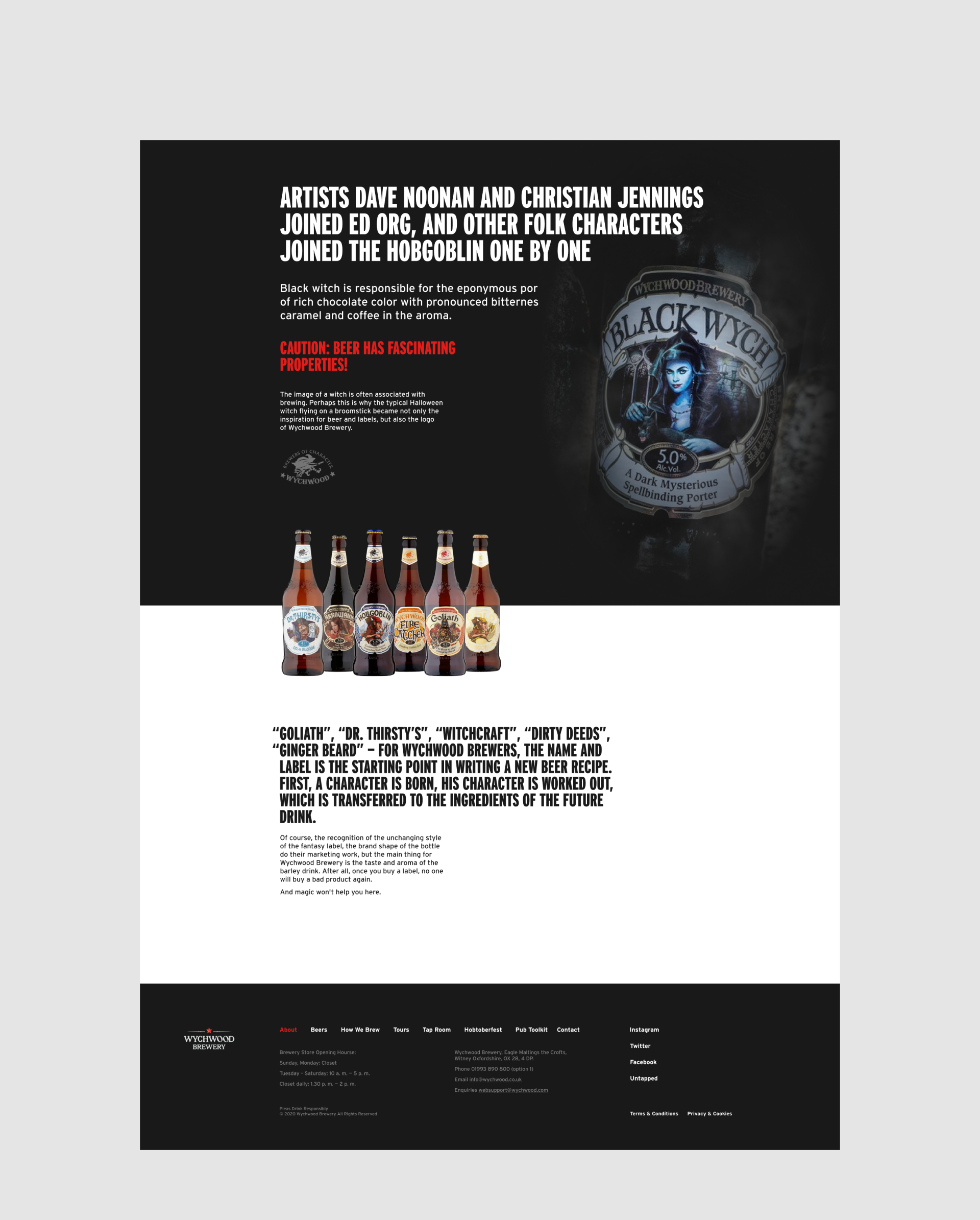 Wychwood Brewery. Британская пивоварня — Изображение №10 — Интерфейсы на Dprofile