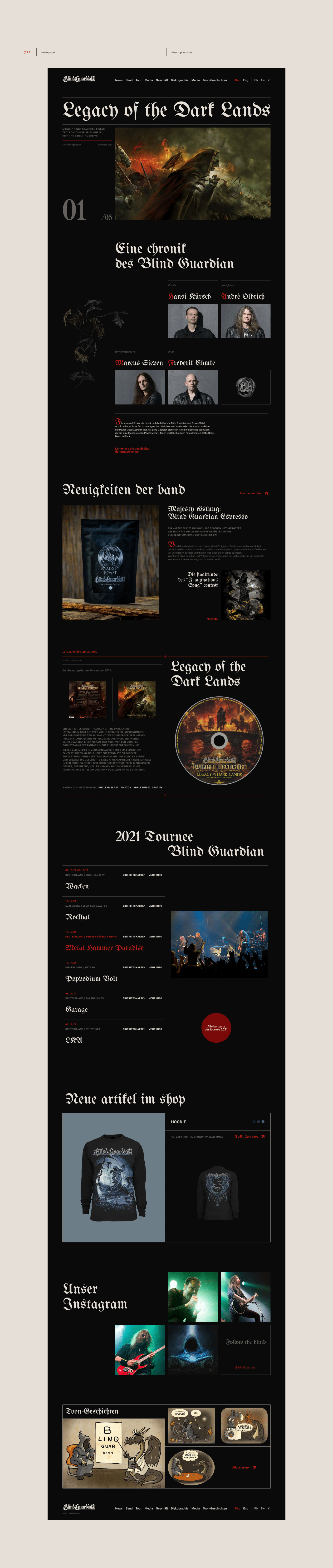 Blind Guardian. Немецкая пауэр-метал группа — Изображение №2 — Интерфейсы на Dprofile