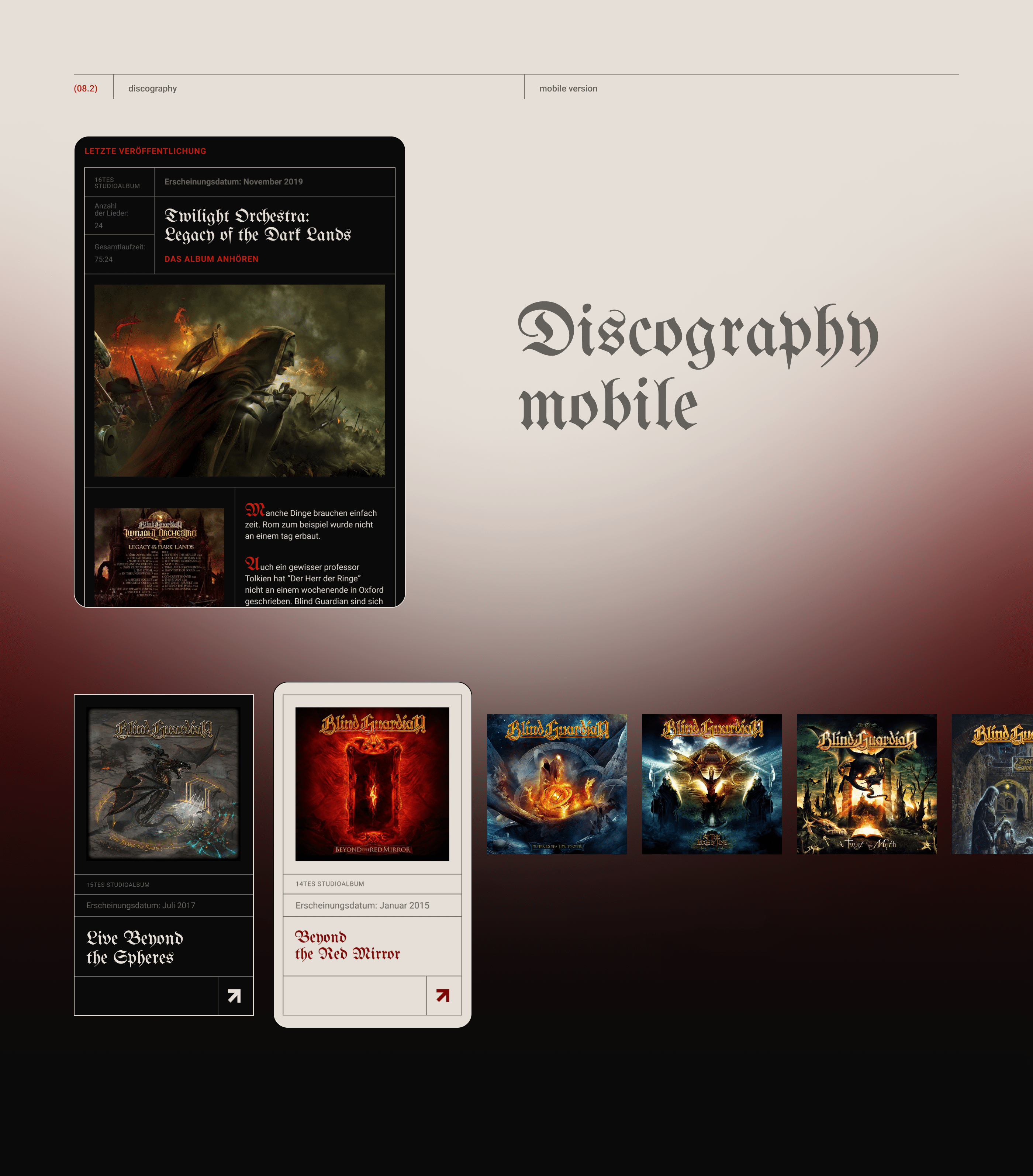 Blind Guardian. Немецкая пауэр-метал группа — Изображение №13 — Интерфейсы на Dprofile