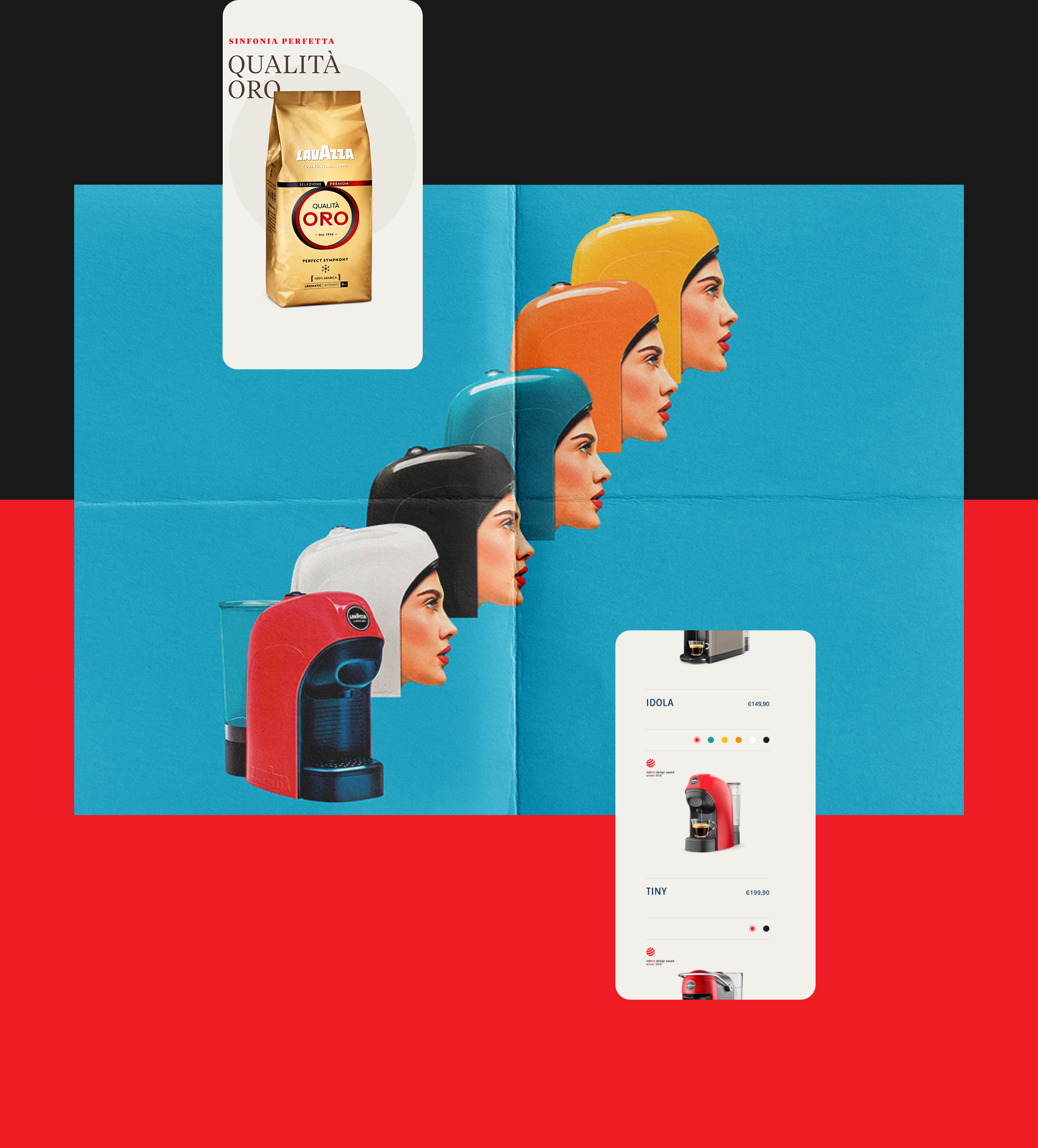 Lavazza. Итальянский кофейный бренд — Изображение №14 — Интерфейсы на Dprofile