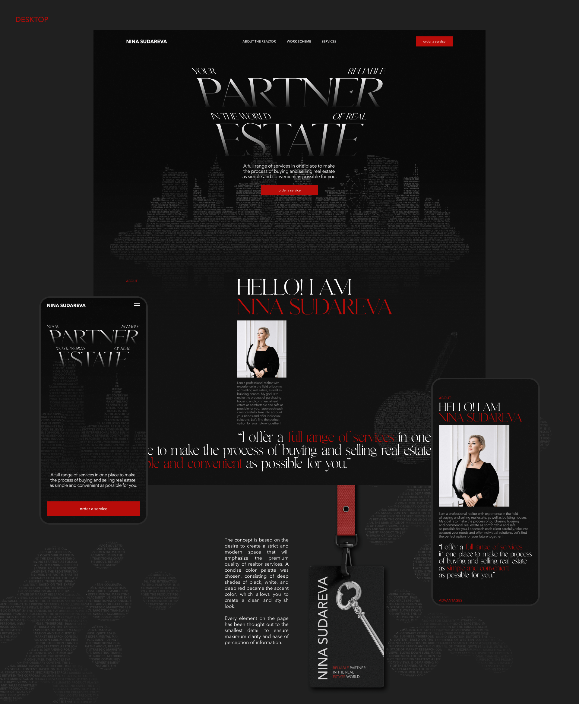 REAL ESTATE agency / Landing page — Изображение №4 — Интерфейсы на Dprofile