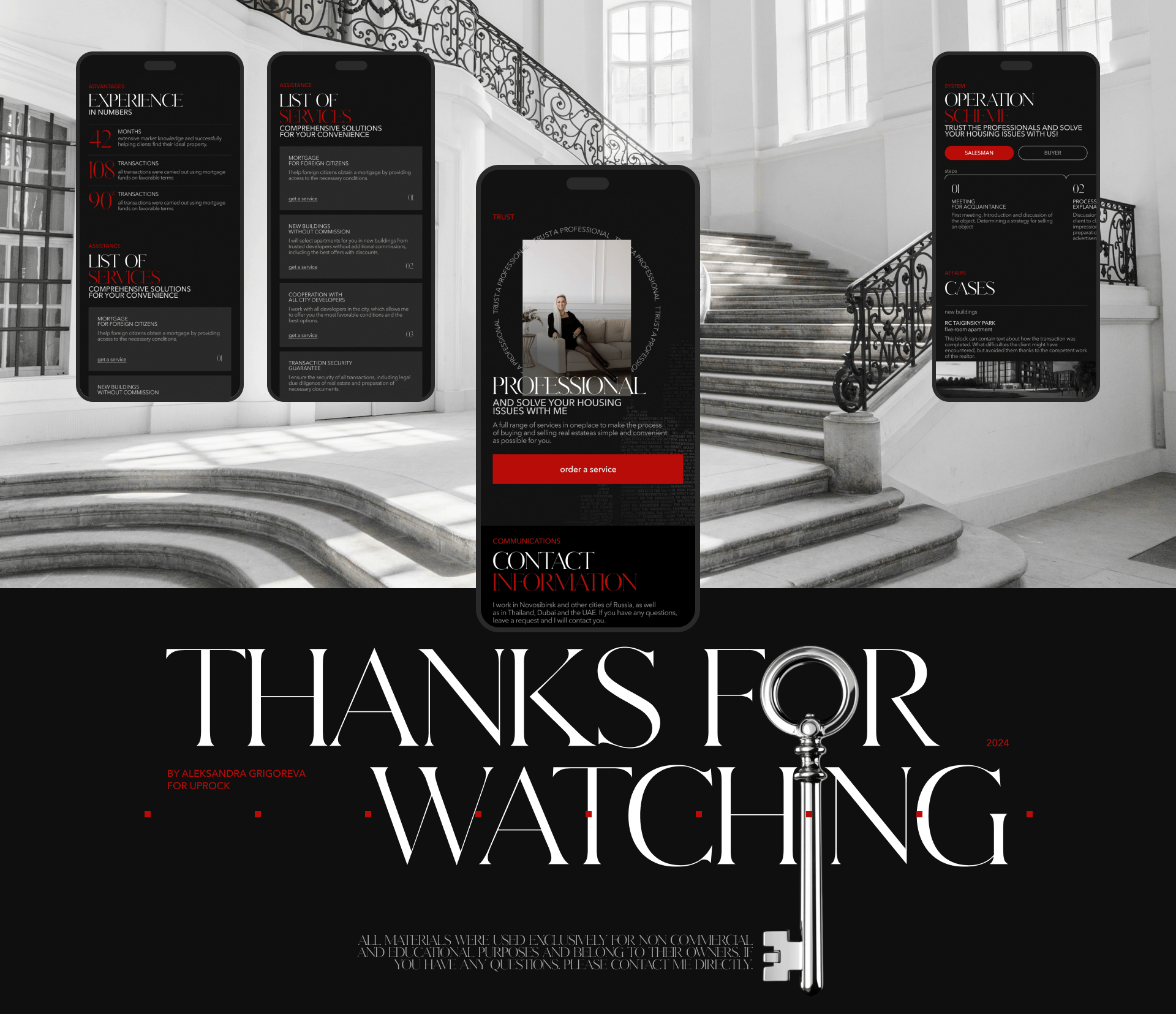 REAL ESTATE agency / Landing page — Изображение №9 — Интерфейсы на Dprofile