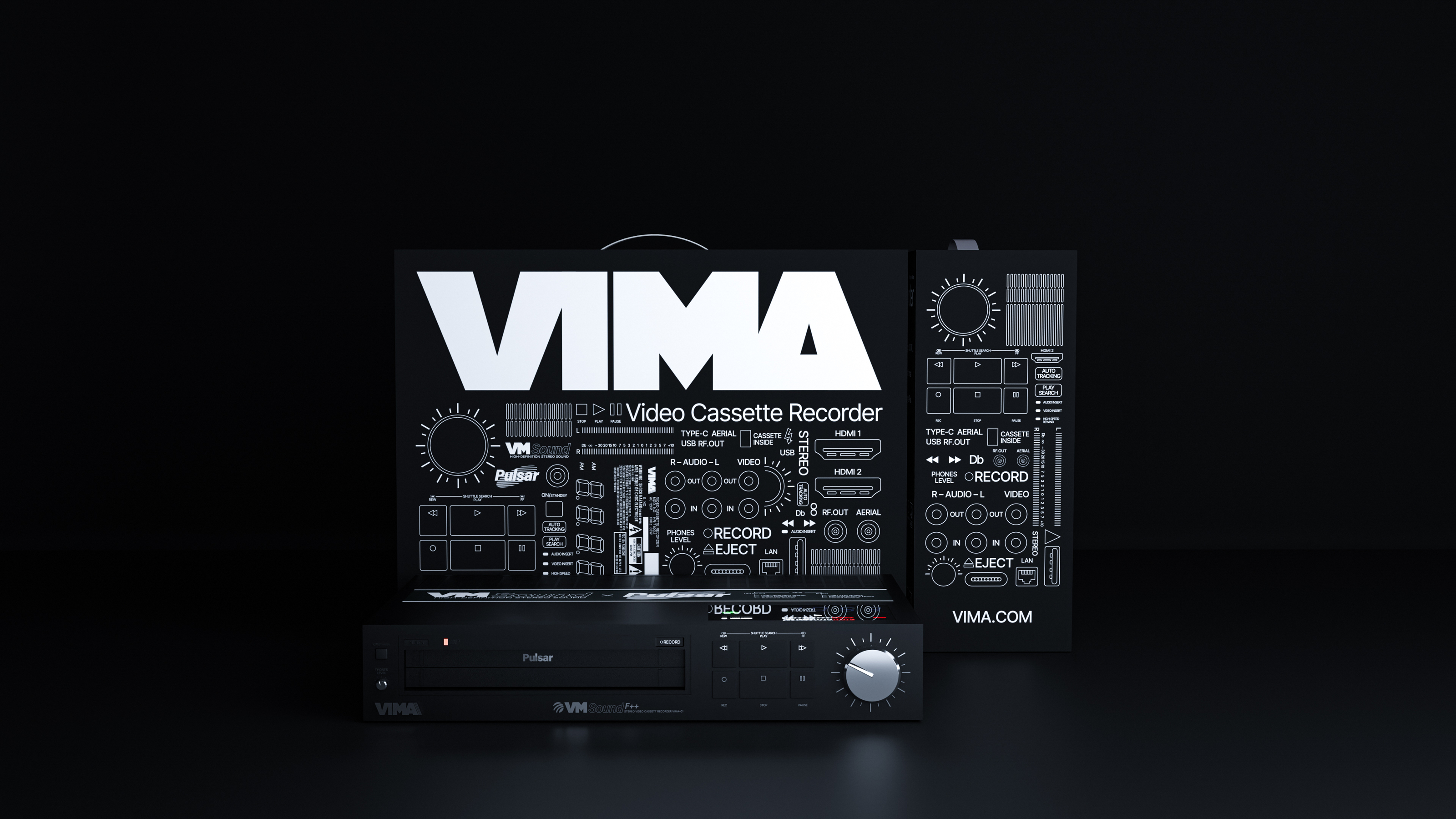 VIMA / Упаковка современных видеомагнитофонов — Изображение №9 — Брендинг, Графика на Dprofile