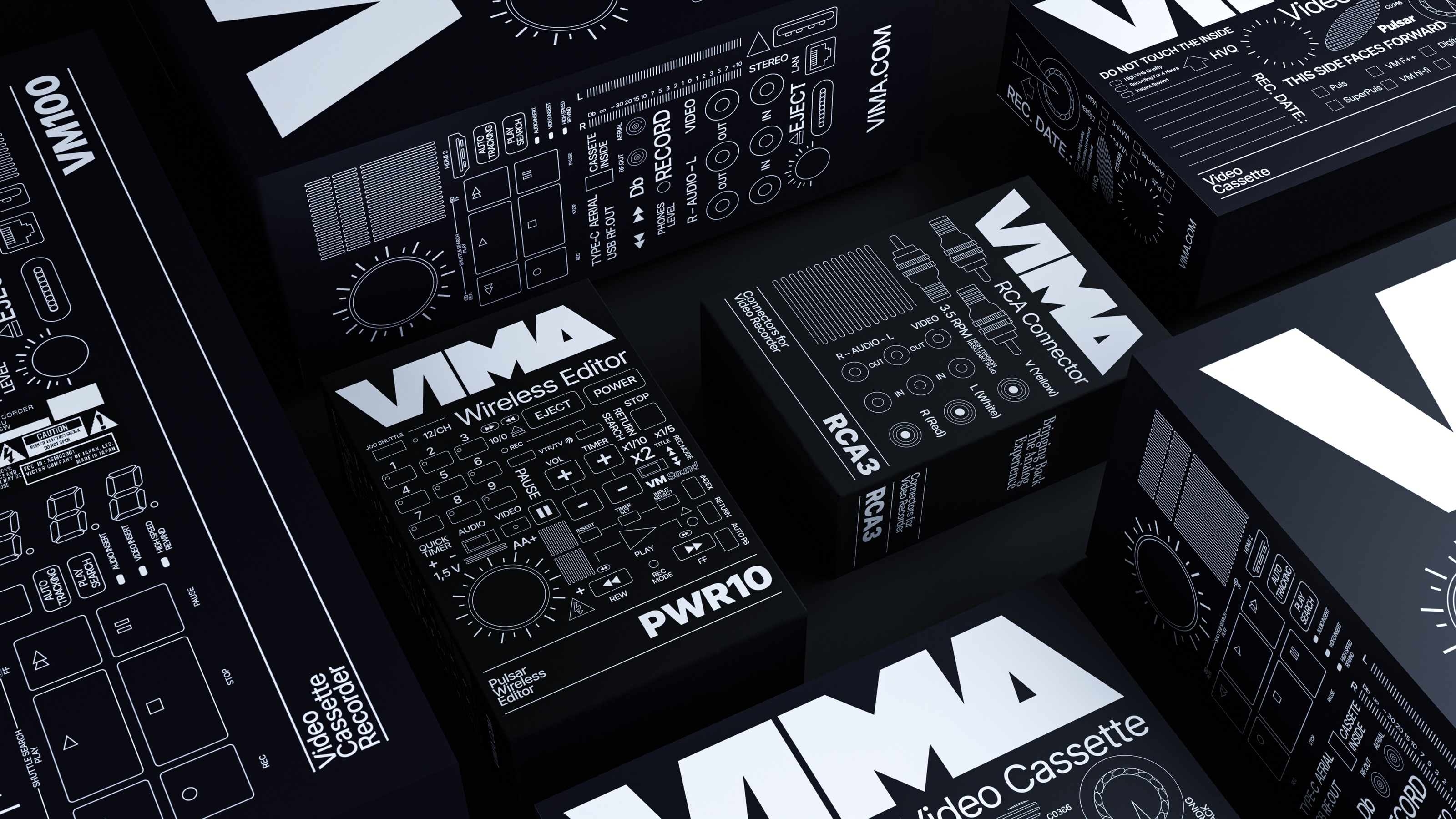 VIMA / Упаковка современных видеомагнитофонов — Изображение №6 — Брендинг, Графика на Dprofile