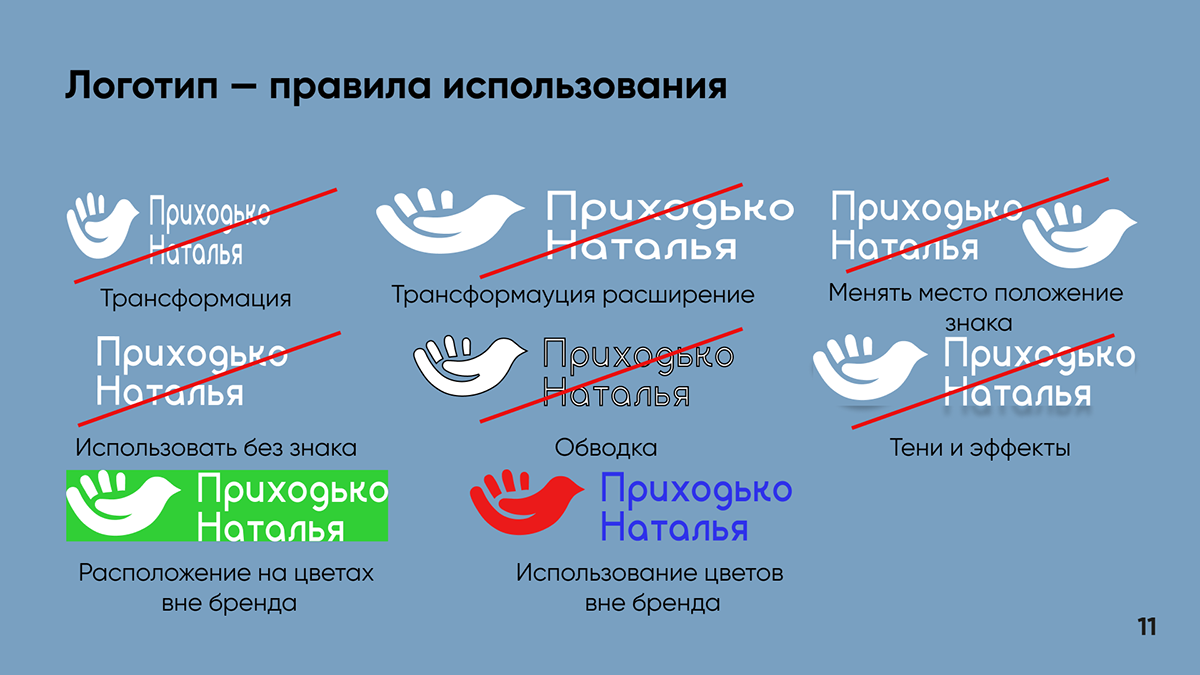 Брендбук для клинического психолога Приходько Натальи — Изображение №11 — Брендинг на Dprofile