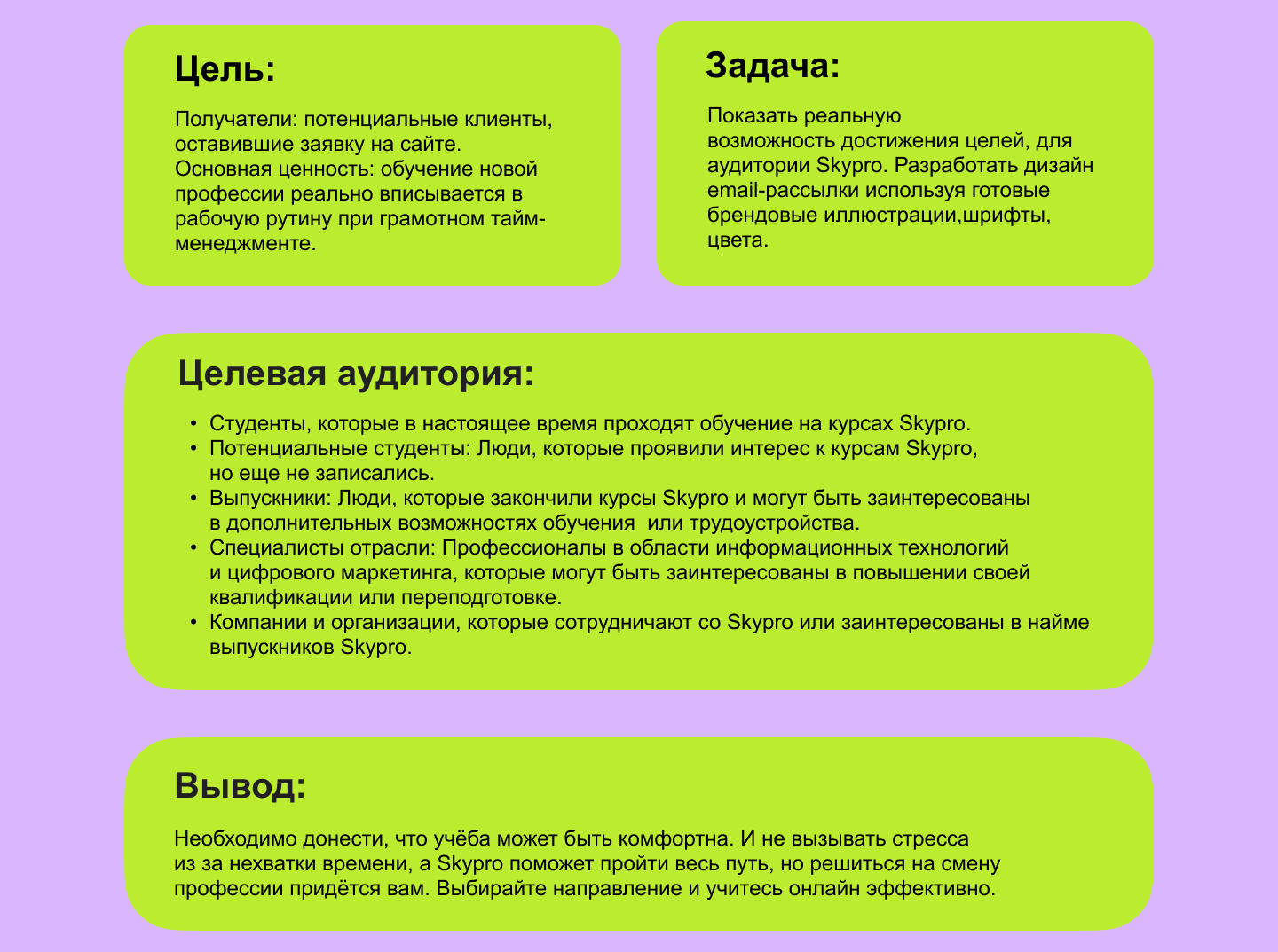E-mail рассылка для Skypro — Изображение №2 — Интерфейсы, Маркетинг на Dprofile
