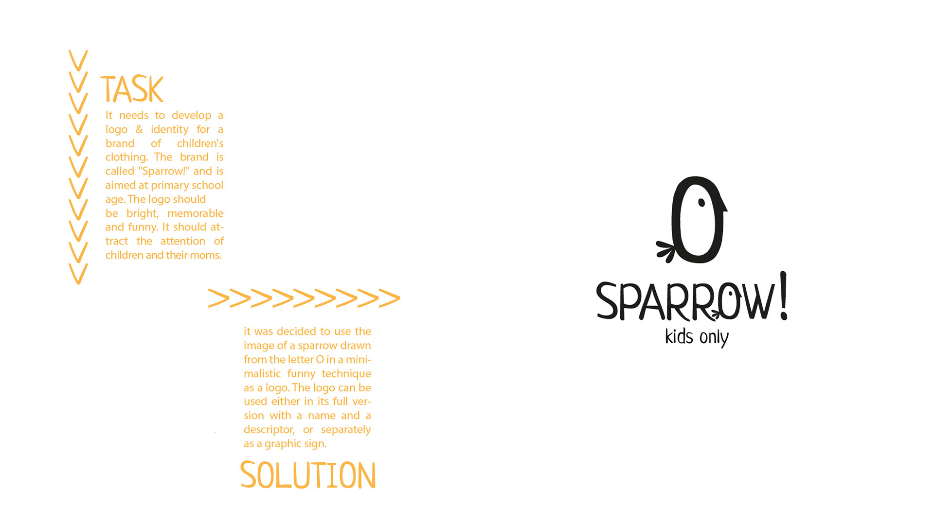 Sparrow! Kids wear — Изображение №2 — Брендинг на Dprofile