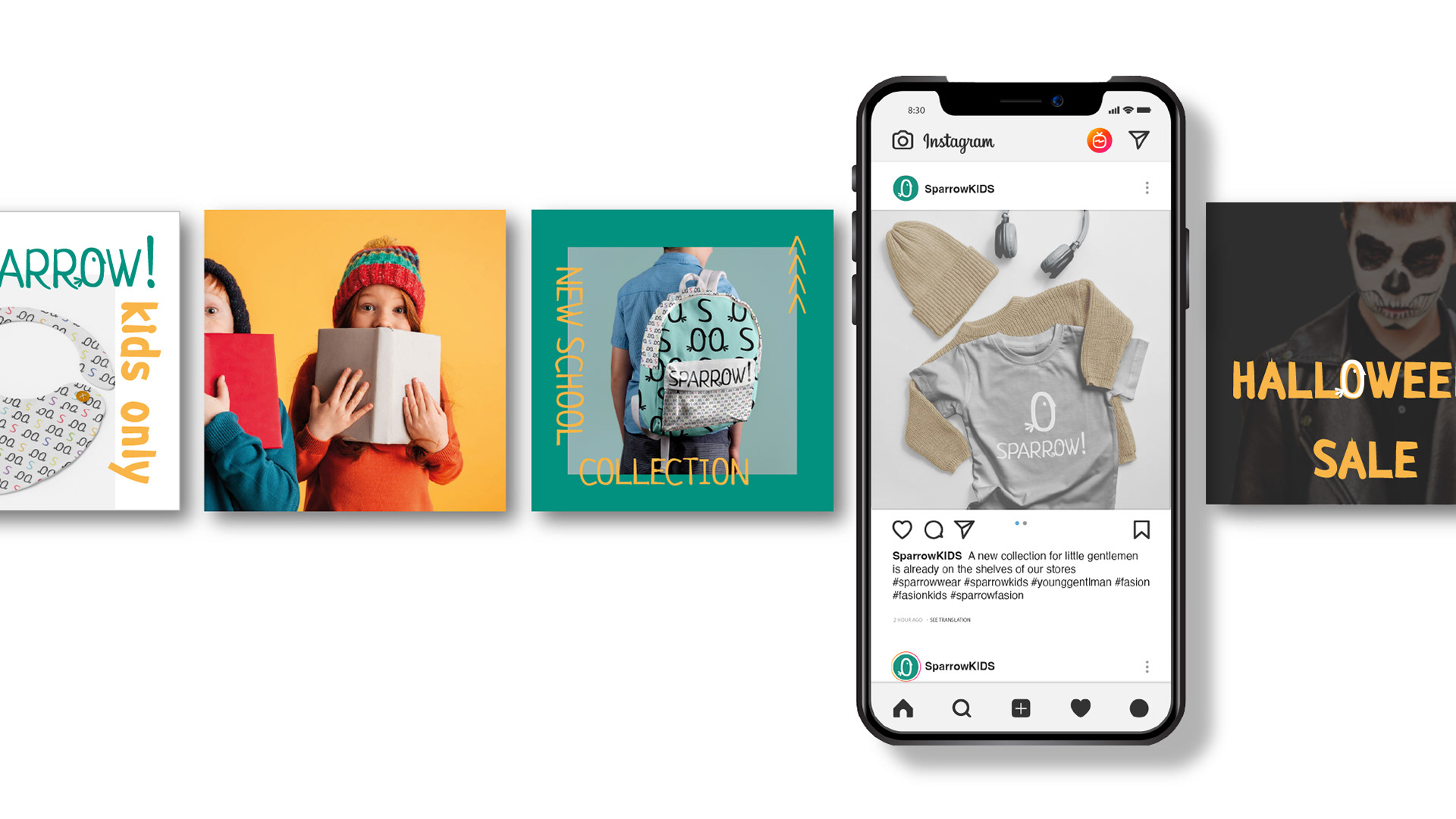 Sparrow! Kids wear — Изображение №11 — Брендинг на Dprofile