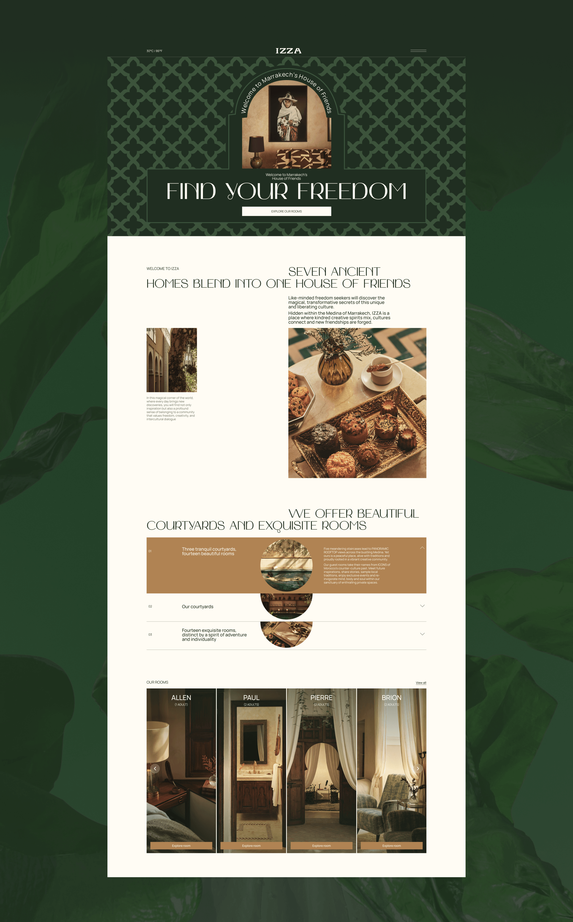 IZZA | Landing page redesign — Изображение №3 — Интерфейсы на Dprofile