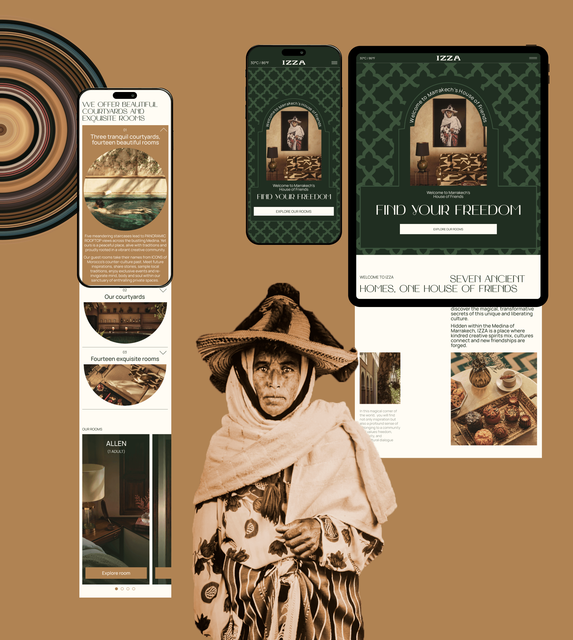 IZZA | Landing page redesign — Изображение №4 — Интерфейсы на Dprofile