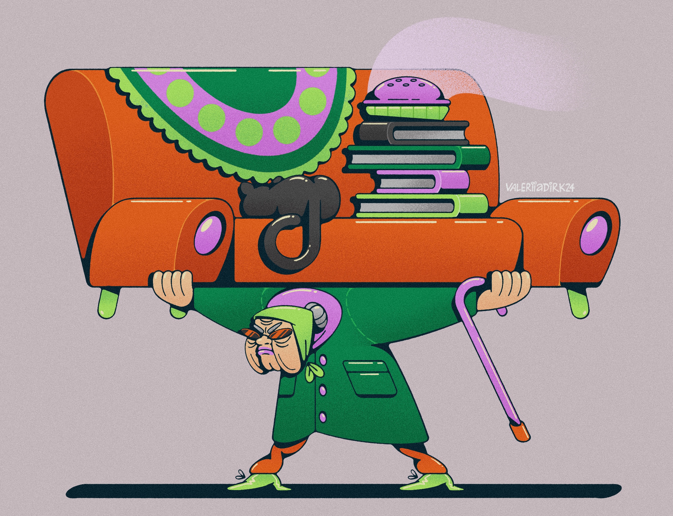 Люди, таскающие тяжелые предметы | Серия иллюстраций — Изображение №9 — Брендинг, Иллюстрация на Dprofile