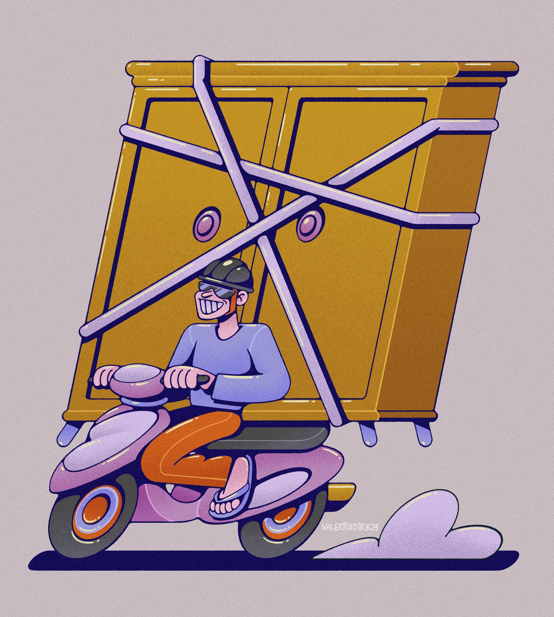 Люди, таскающие тяжелые предметы | Серия иллюстраций — Изображение №13 — Брендинг, Иллюстрация на Dprofile