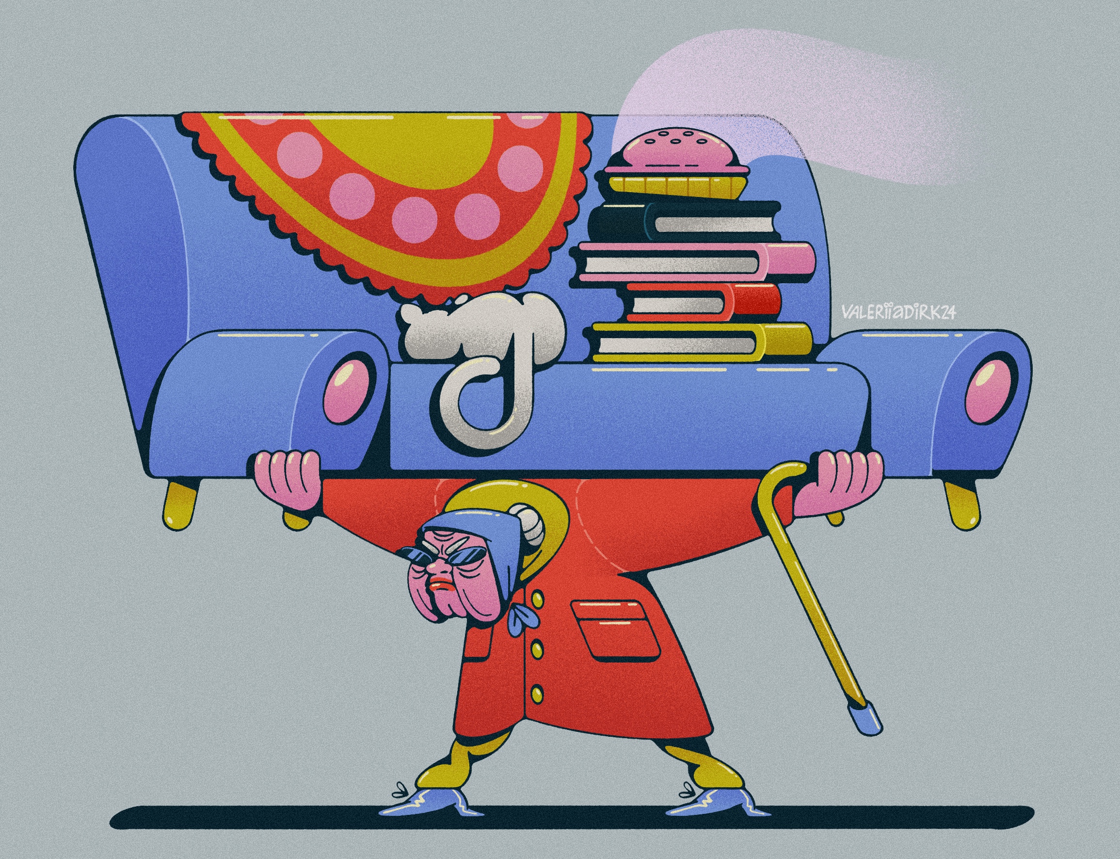 Люди, таскающие тяжелые предметы | Серия иллюстраций — Изображение №7 — Брендинг, Иллюстрация на Dprofile