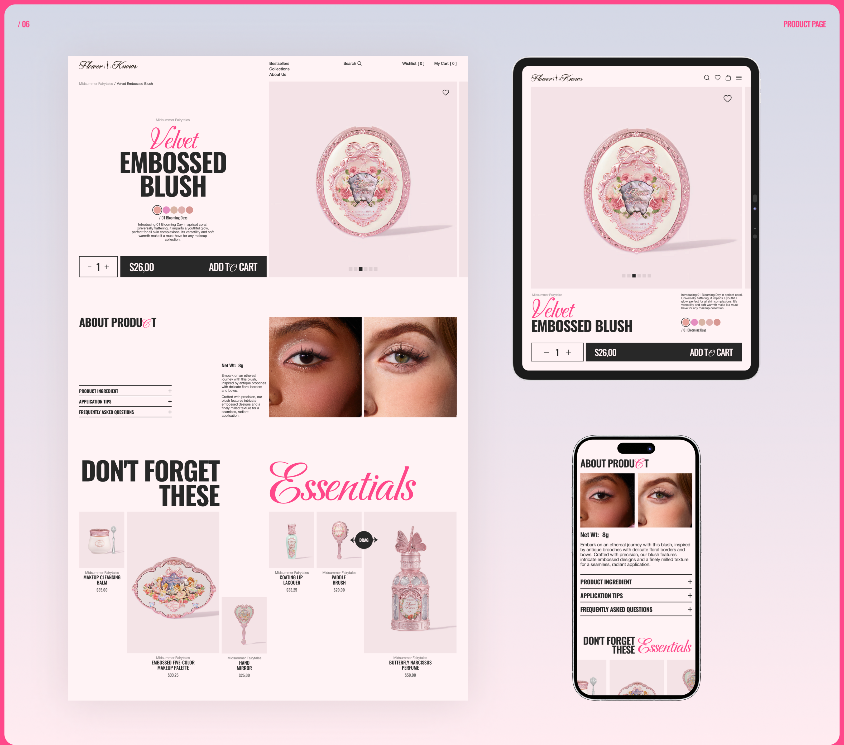 Flower Knows | E-commerce — Изображение №7 — Интерфейсы, Брендинг на Dprofile