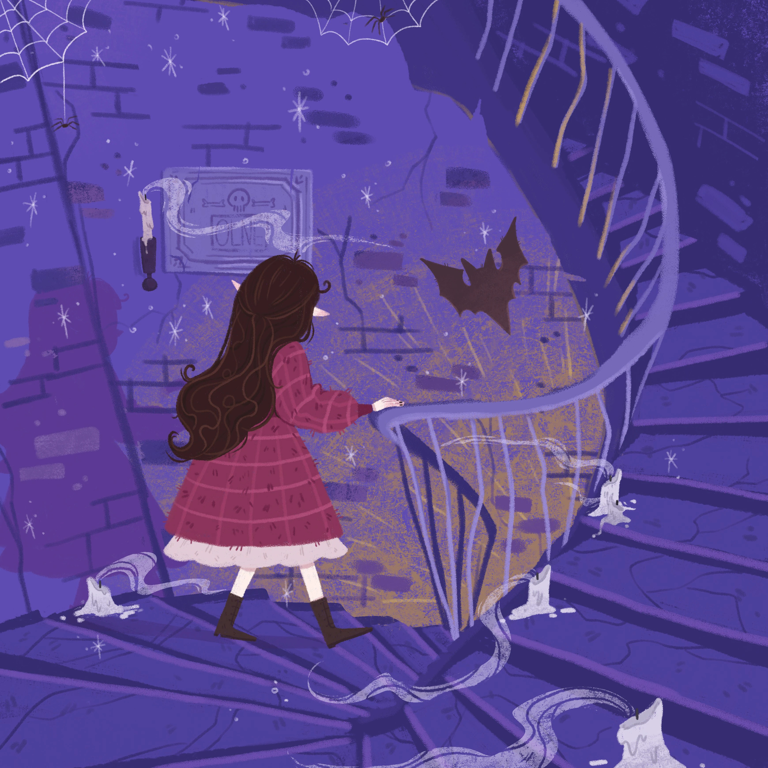 Приключения маленькой вампирши — Изображение №6 — Иллюстрация, Графика на Dprofile