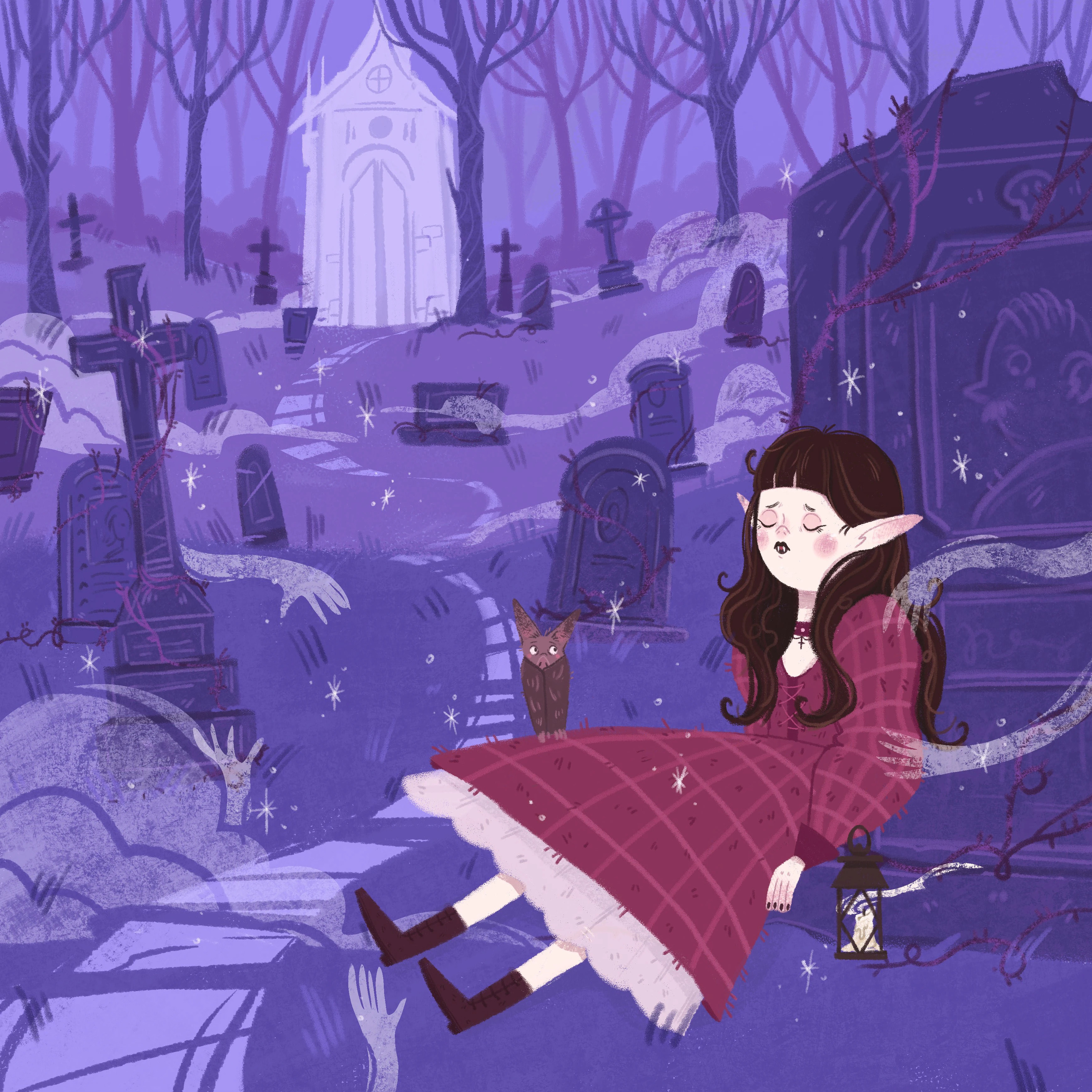 Приключения маленькой вампирши — Изображение №5 — Иллюстрация, Графика на Dprofile