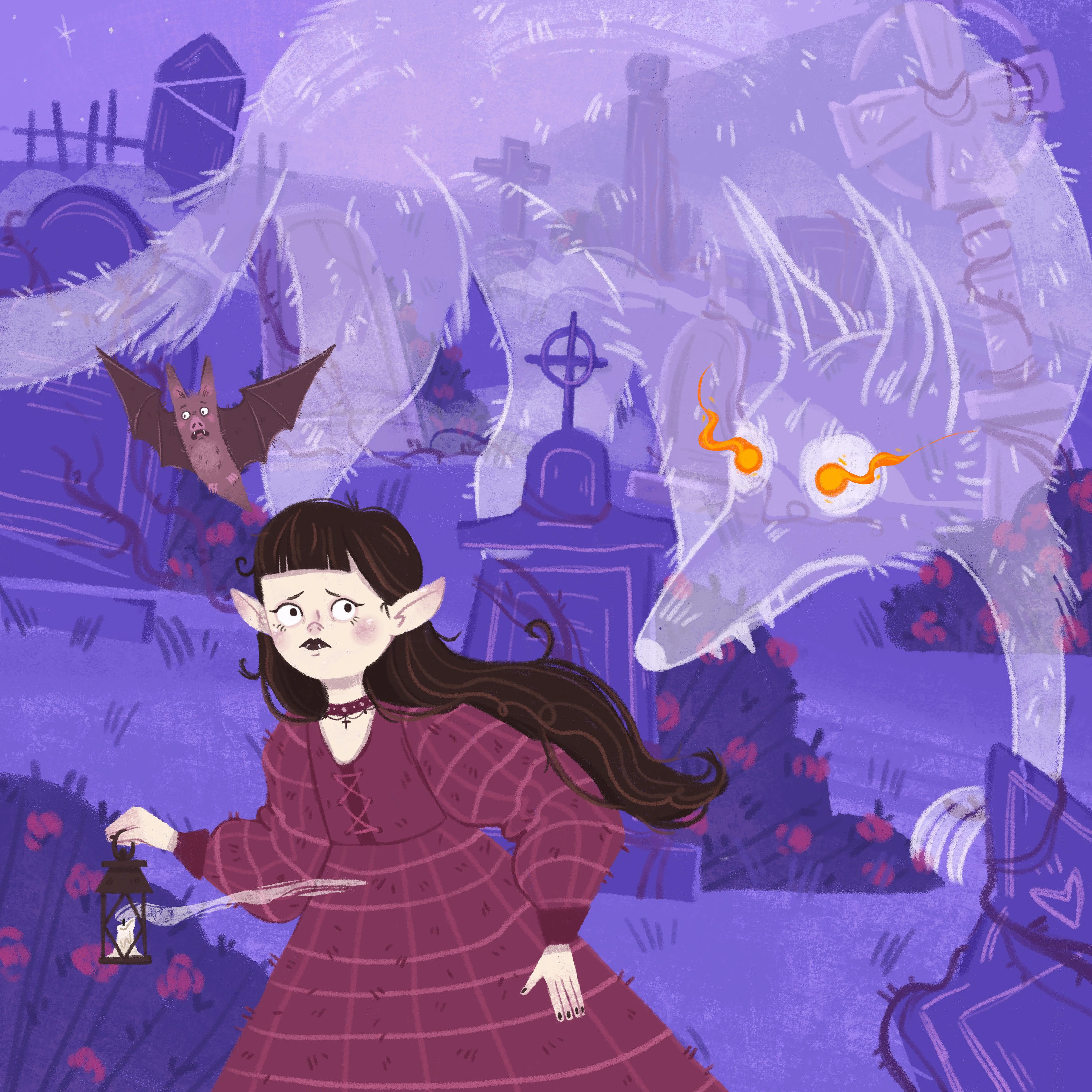 Приключения маленькой вампирши — Изображение №4 — Иллюстрация, Графика на Dprofile