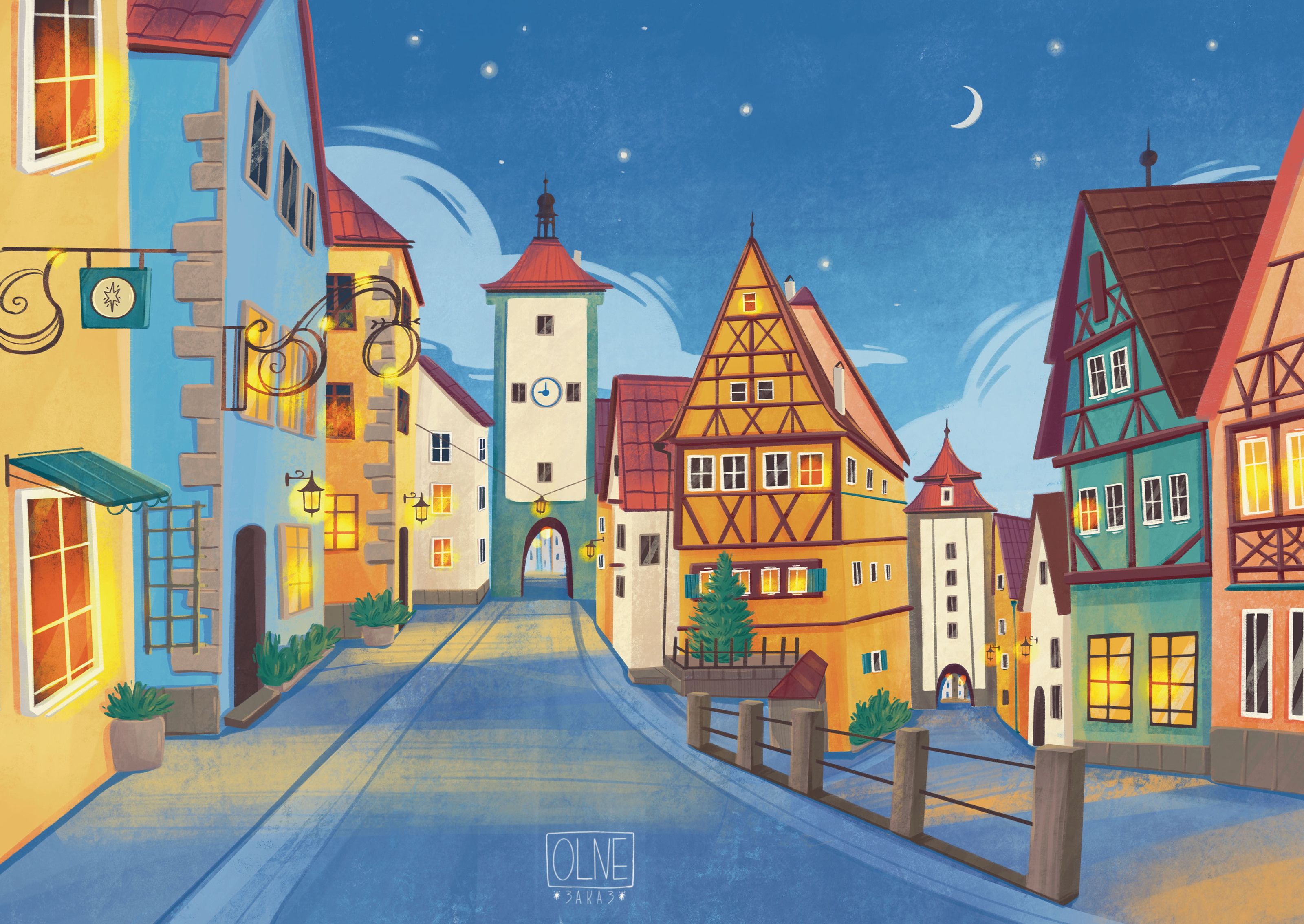 Landscapes of different countries — Изображение №4 — Брендинг, Иллюстрация на Dprofile