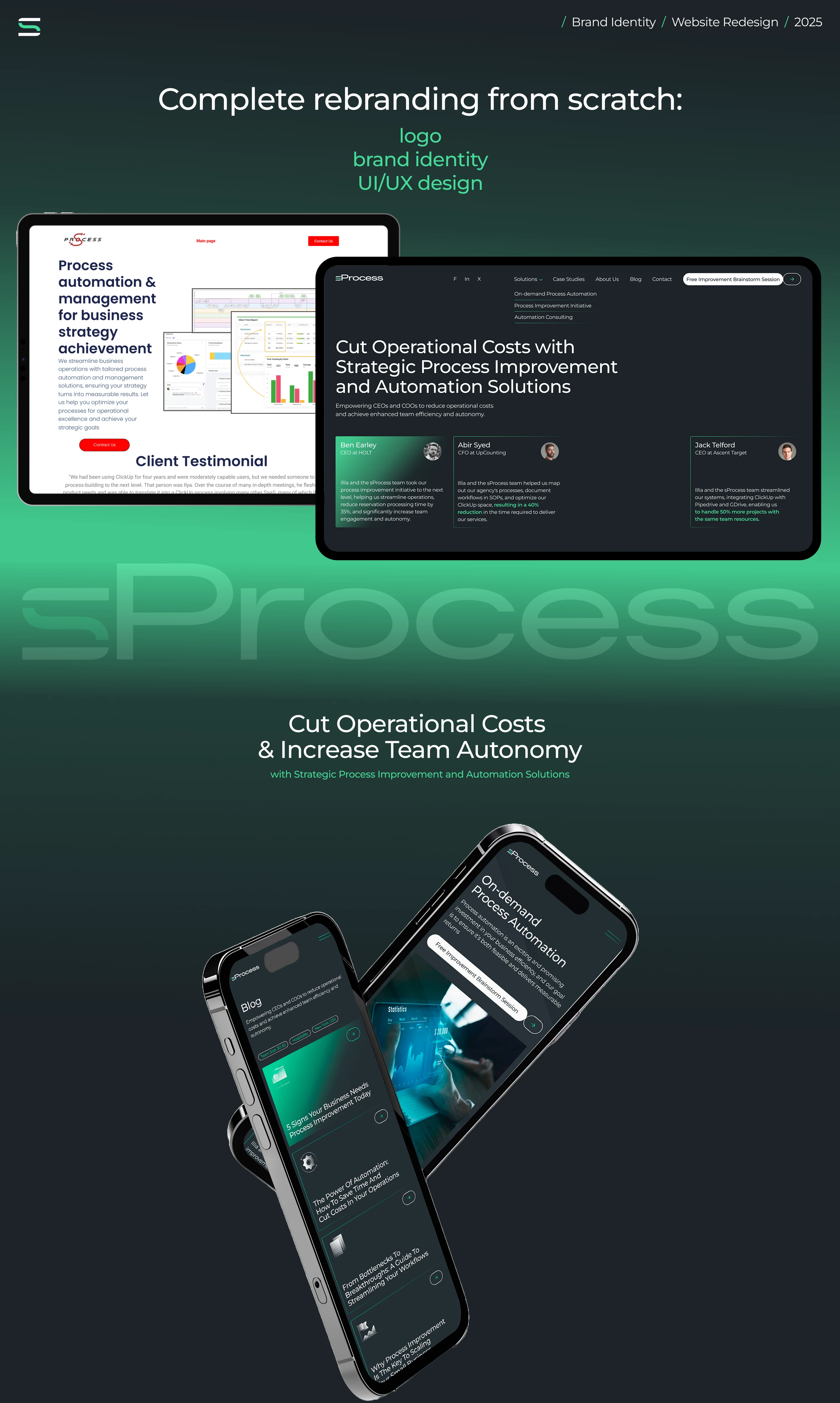 Elevating a Business Automation Leader — Изображение №1 — Интерфейсы, Брендинг на Dprofile