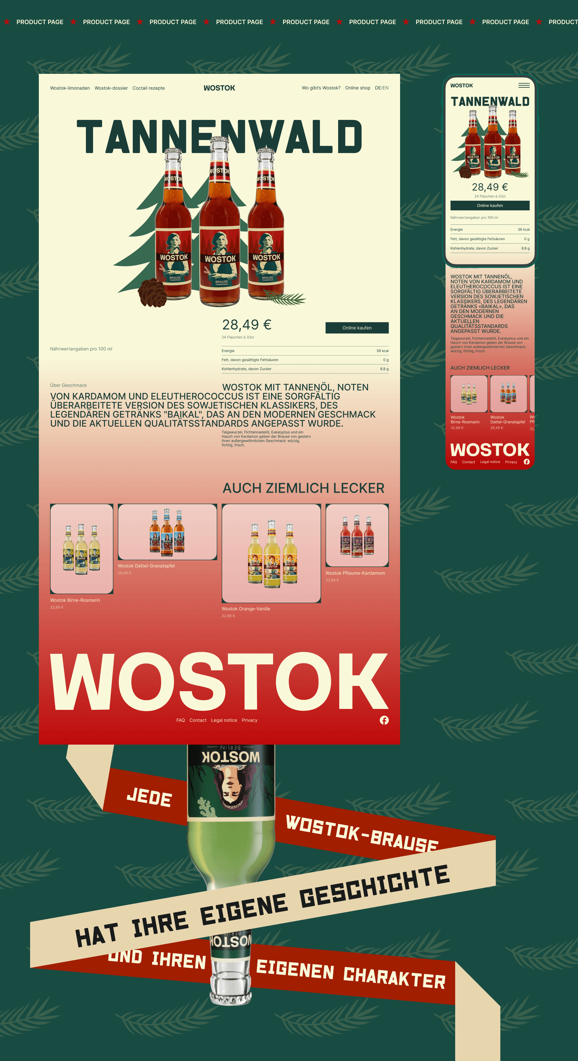 WOSTOK | Corporate Redesign concept — Изображение №9 — Интерфейсы на Dprofile