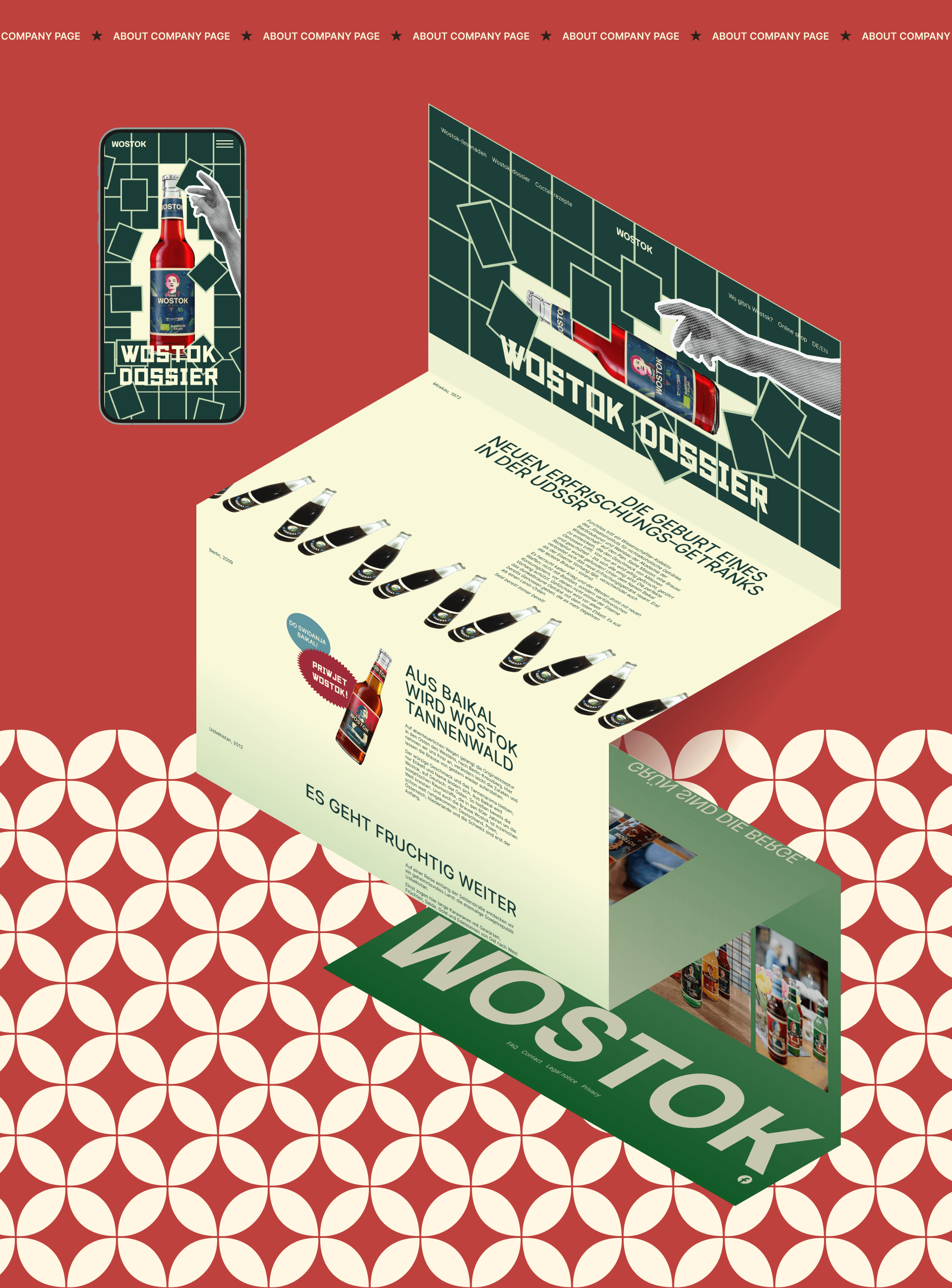 WOSTOK | Corporate Redesign concept — Изображение №12 — Интерфейсы на Dprofile