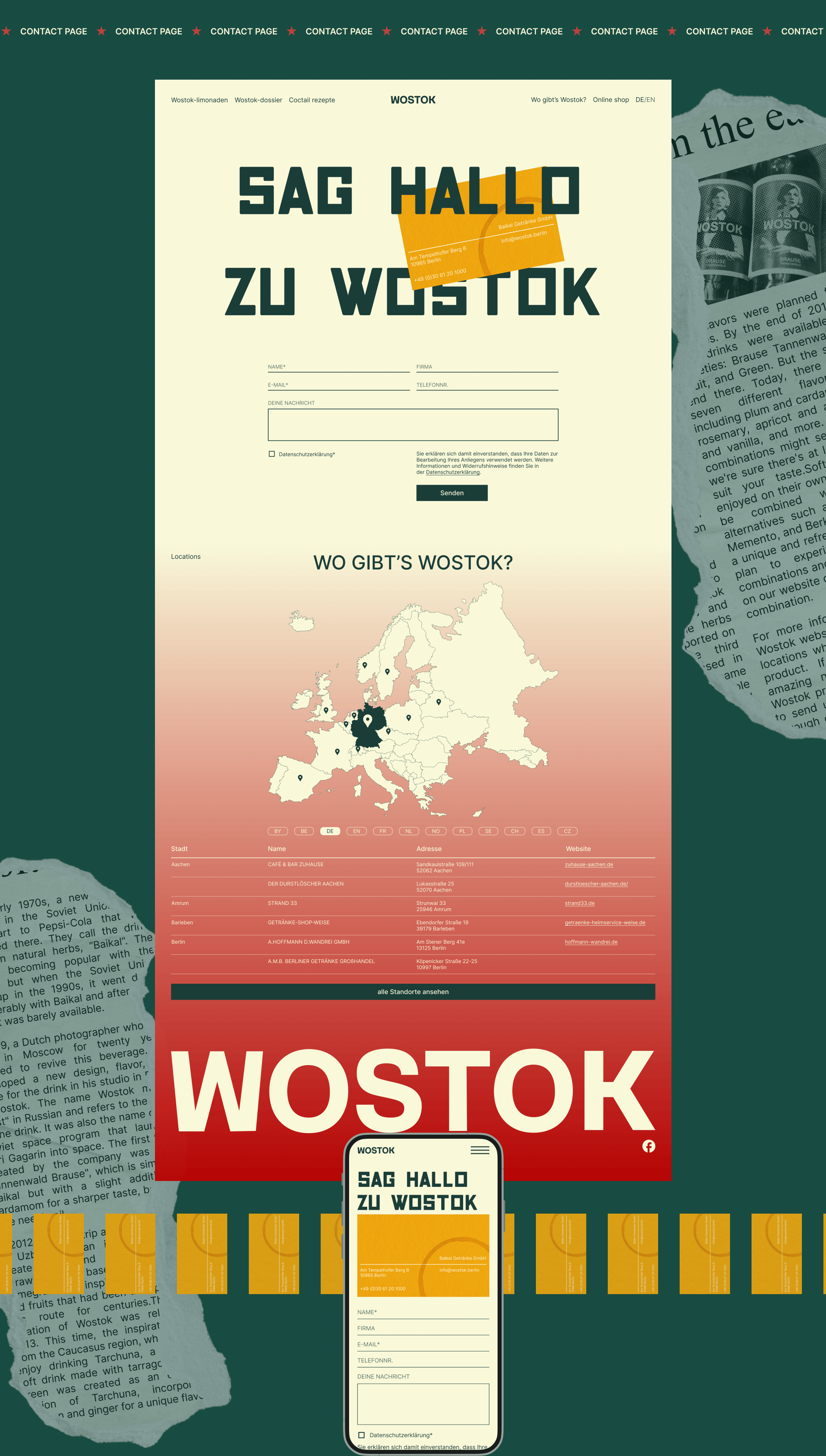 WOSTOK | Corporate Redesign concept — Изображение №11 — Интерфейсы на Dprofile
