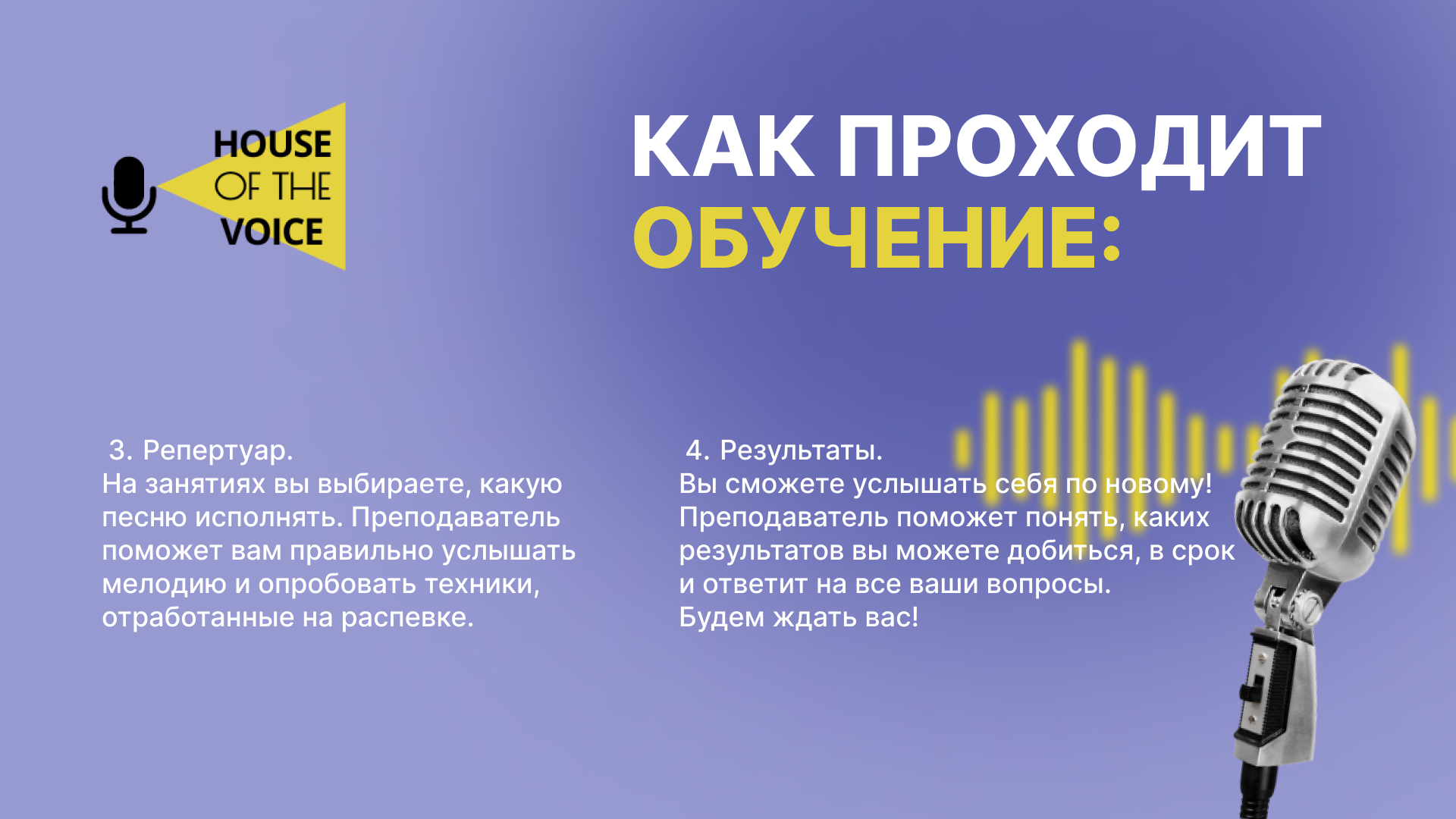 HOUSE OF THE VOICE — Изображение №3 — Интерфейсы, Маркетинг на Dprofile