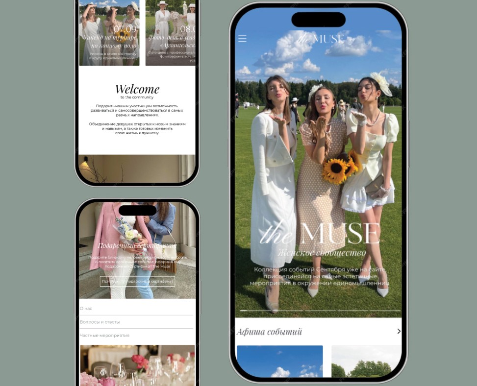 The muse — Интерфейсы на Dprofile