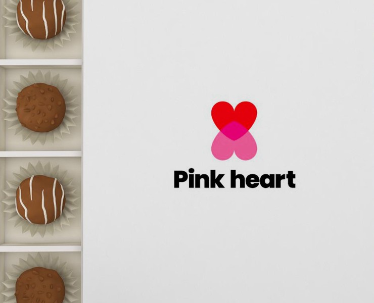 Логотип Pink heart на Dprofile