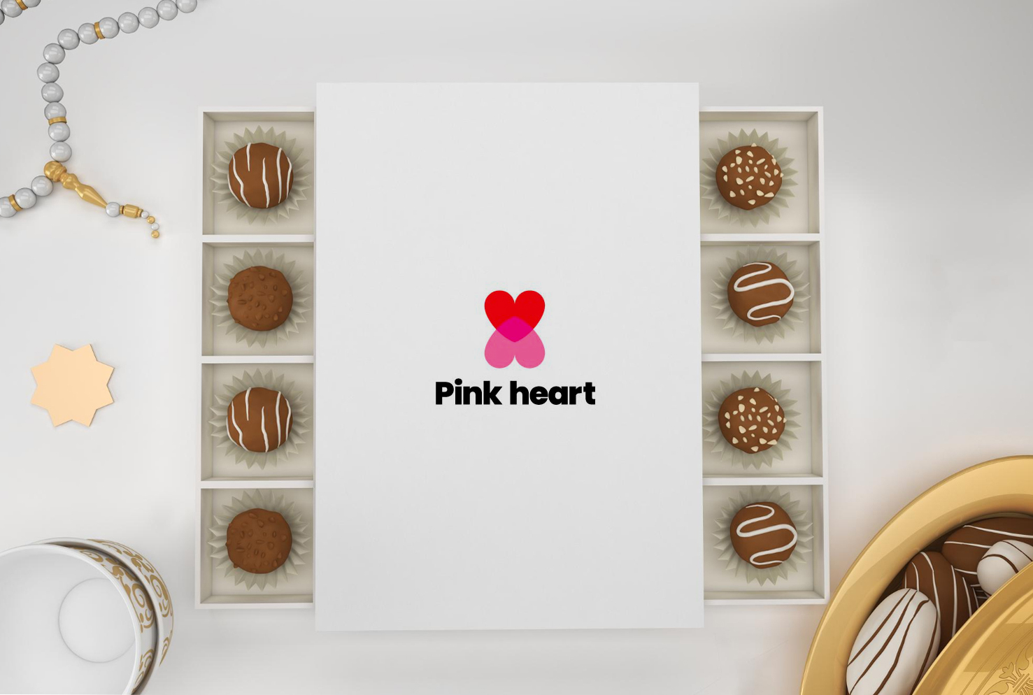 Логотип Pink heart — Изображение №2 — Брендинг на Dprofile