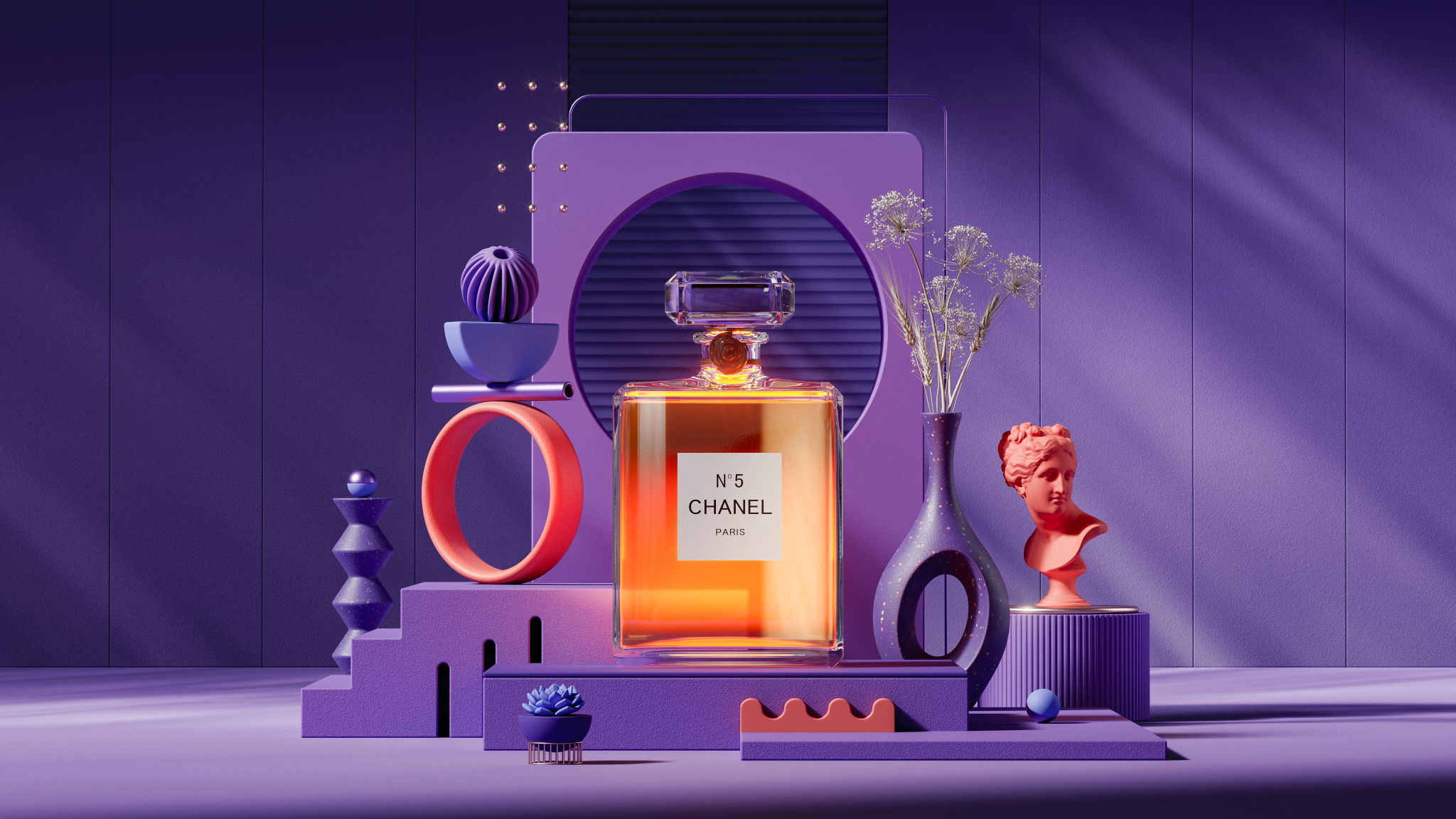 Chanel Perfume — Изображение №5 — Иллюстрация, 3D на Dprofile