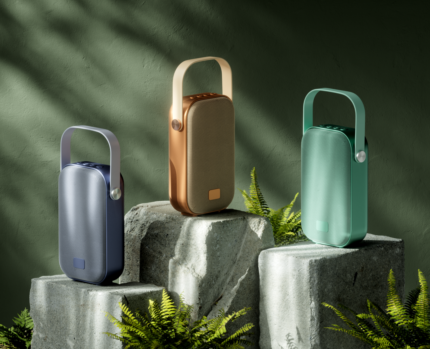 Wireless Speakers — Иллюстрация, 3D на Dprofile
