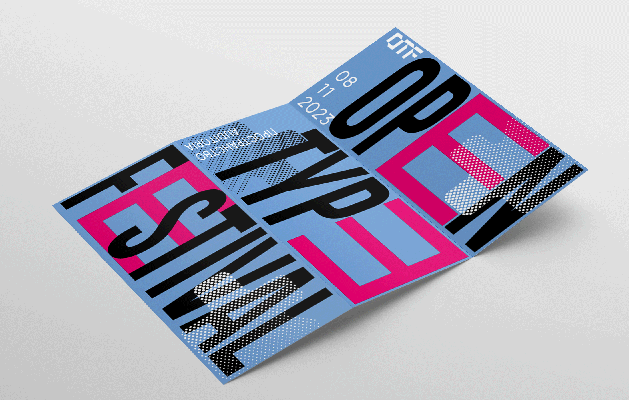 Open Type Festival/leaflet — Изображение №4 — Графика на Dprofile