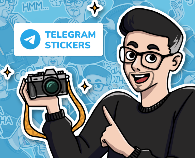 Стикеры для телеграм — Иллюстрация, Графика на Dprofile