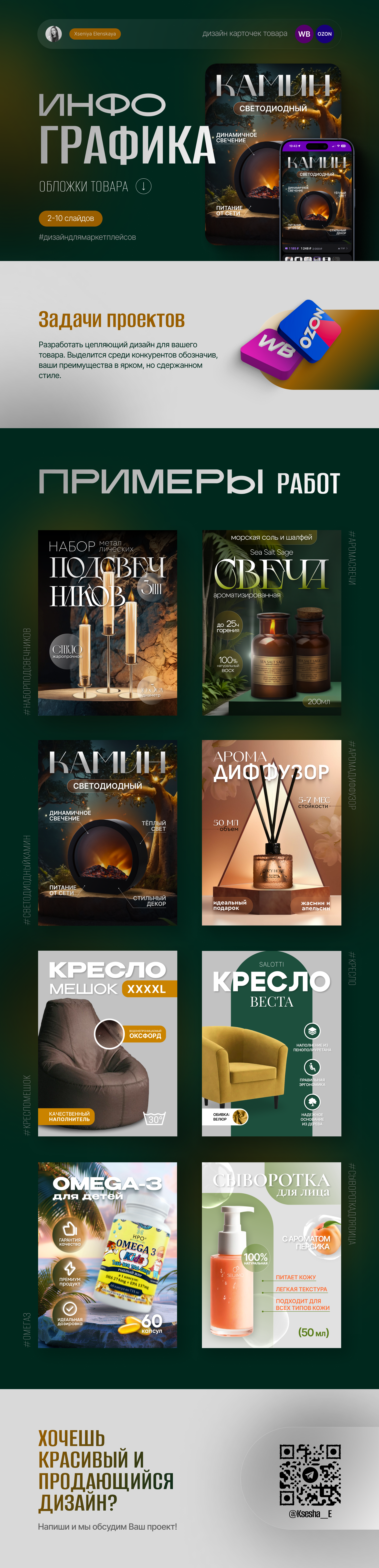 ИНФОГРАФИКА | КАРТОЧКИ ТОВАРОВ — Изображение №1 — Графика, Маркетинг на Dprofile