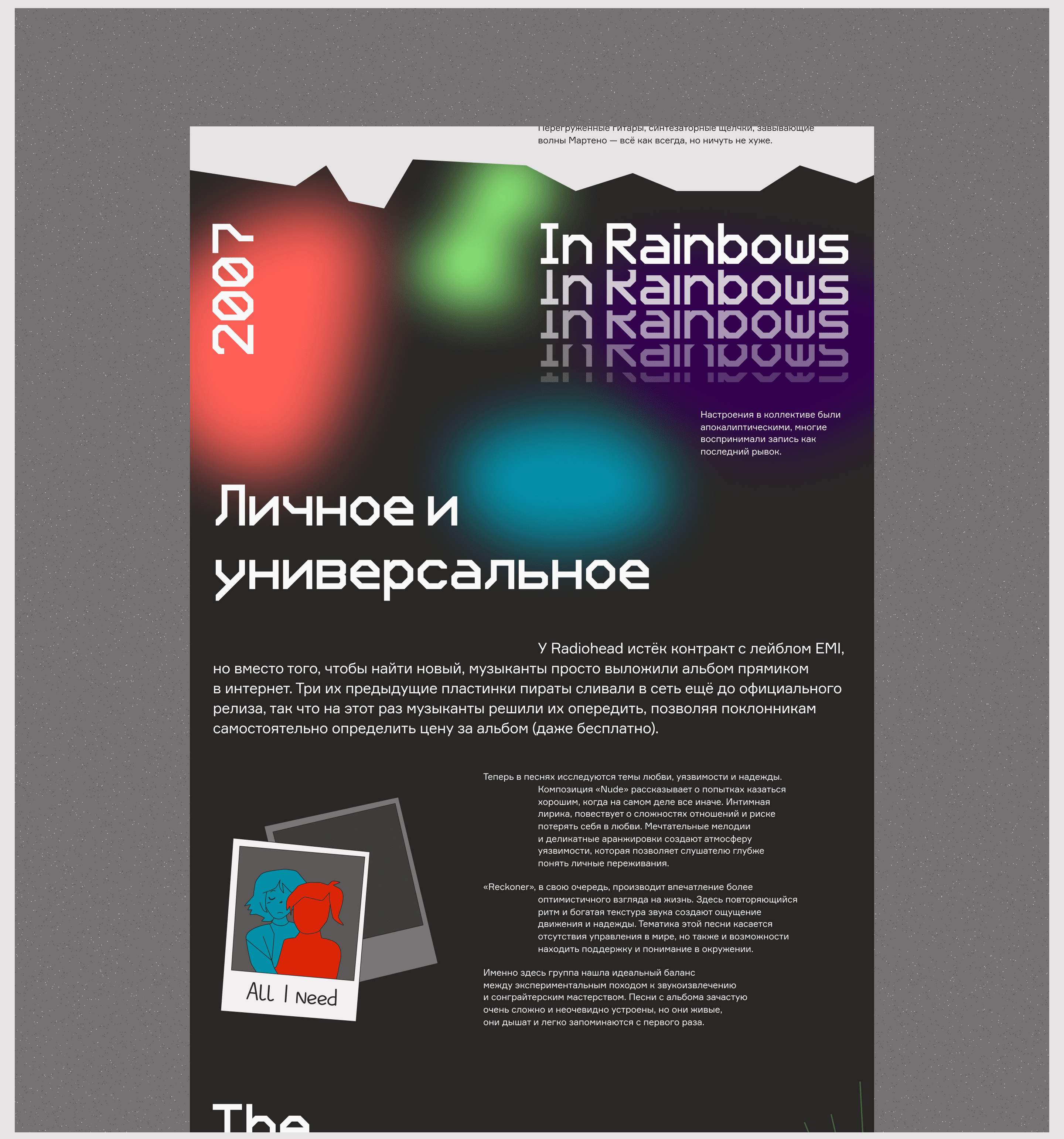 Radiohead | Лонгрид — Изображение №8 — Интерфейсы, Иллюстрация на Dprofile