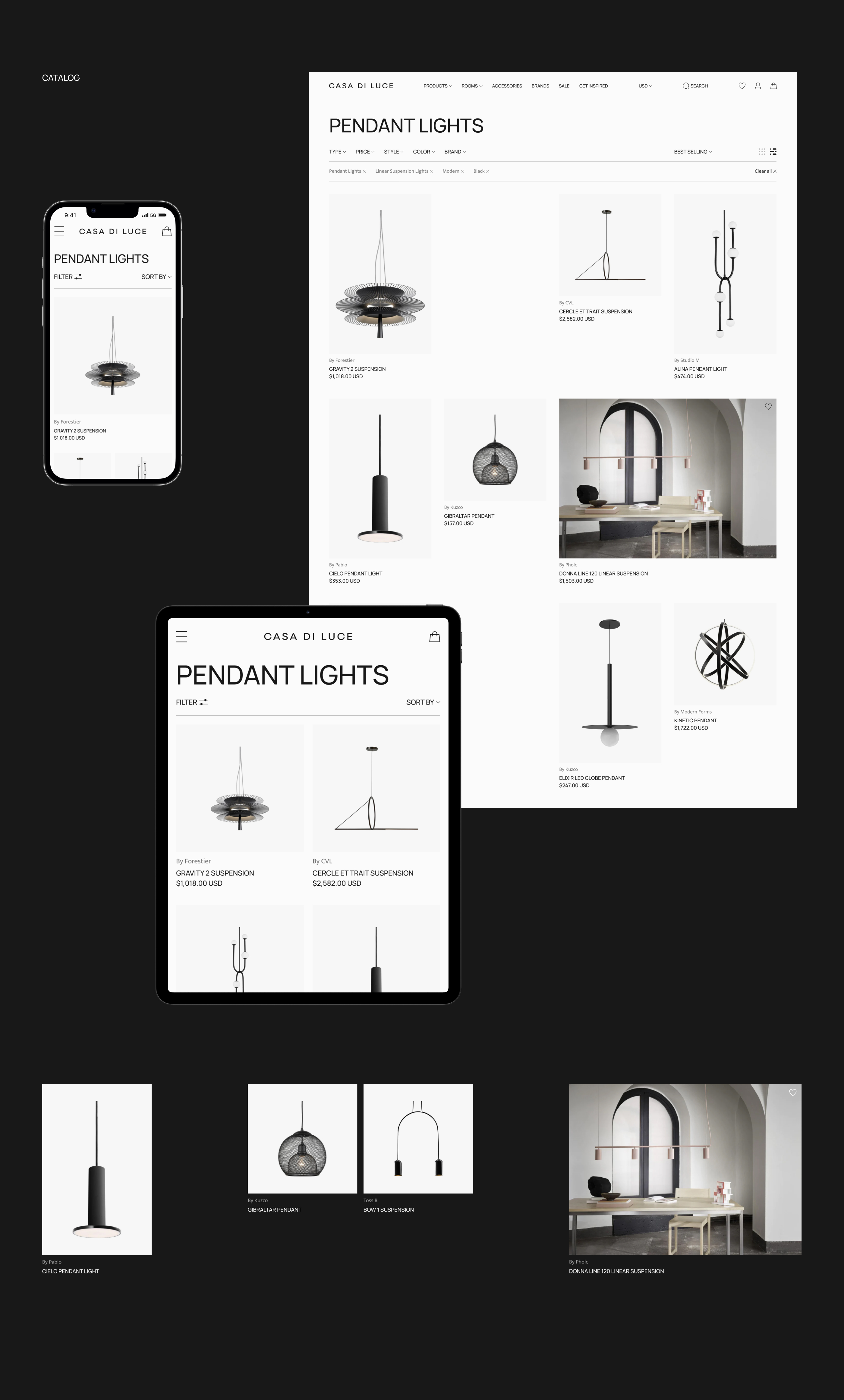 CASA DI LUCE — Изображение №7 — Интерфейсы на Dprofile