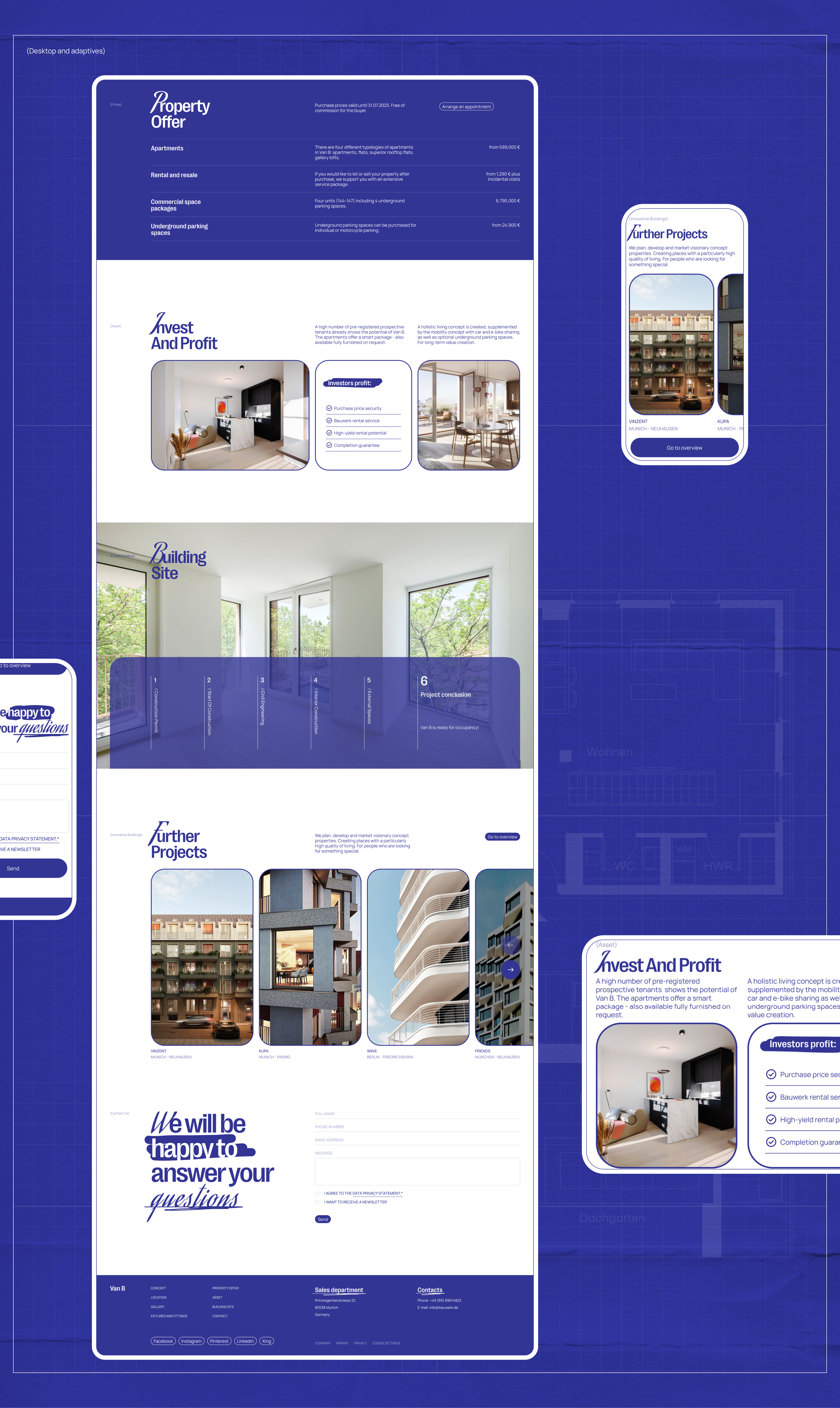 Van B | Landing page redesign — Изображение №9 — Интерфейсы на Dprofile