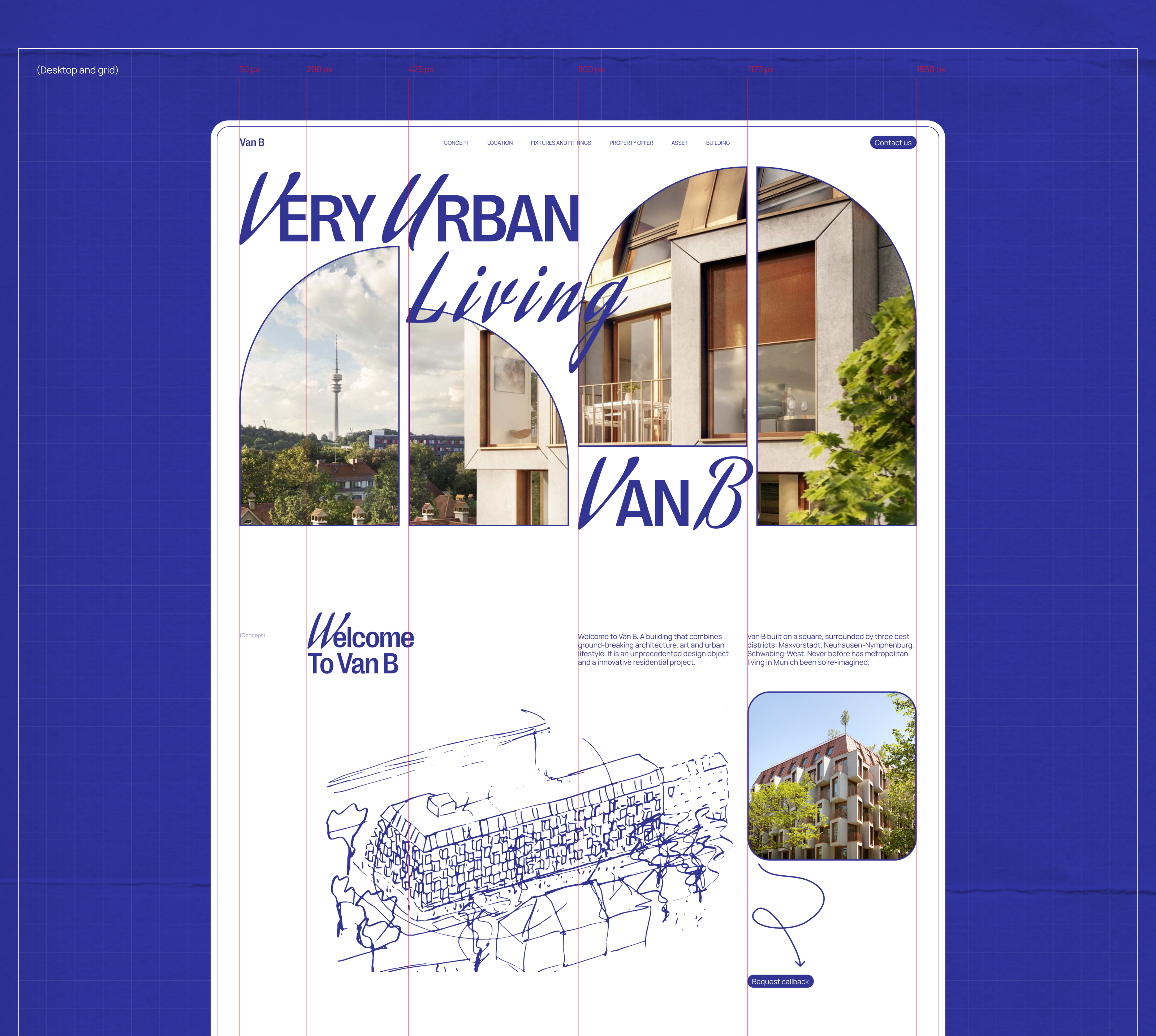 Van B | Landing page redesign — Изображение №5 — Интерфейсы на Dprofile