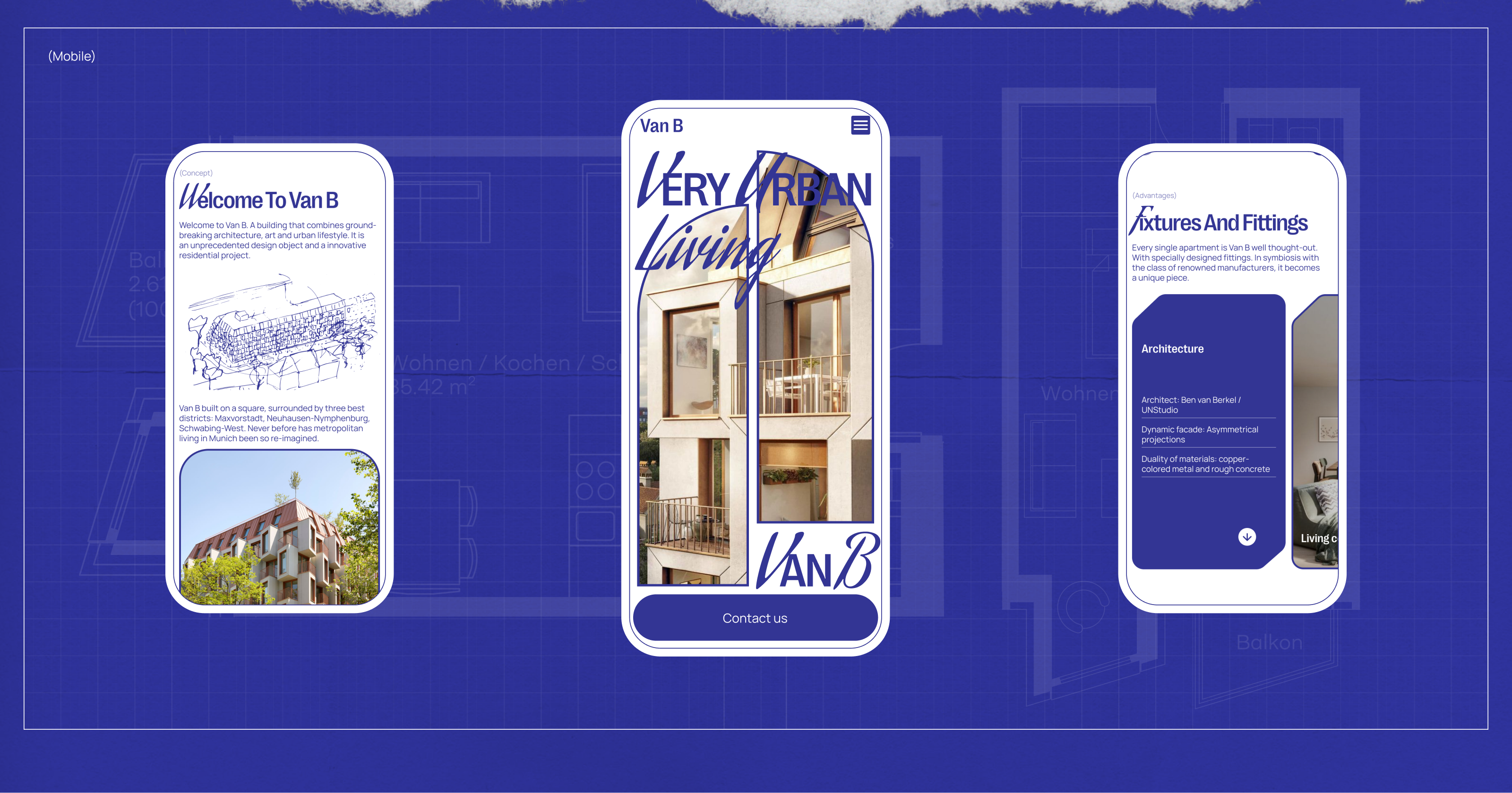 Van B | Landing page redesign — Изображение №3 — Интерфейсы на Dprofile