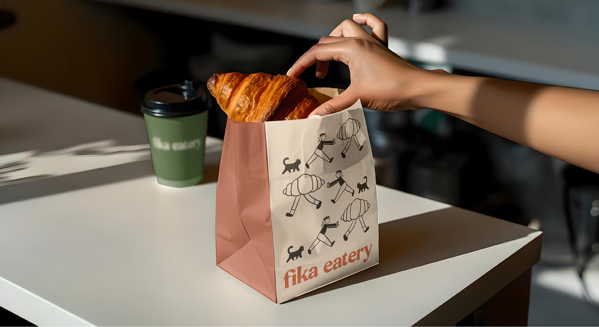Fika Eatery брендинг — Изображение №9 — Брендинг на Dprofile